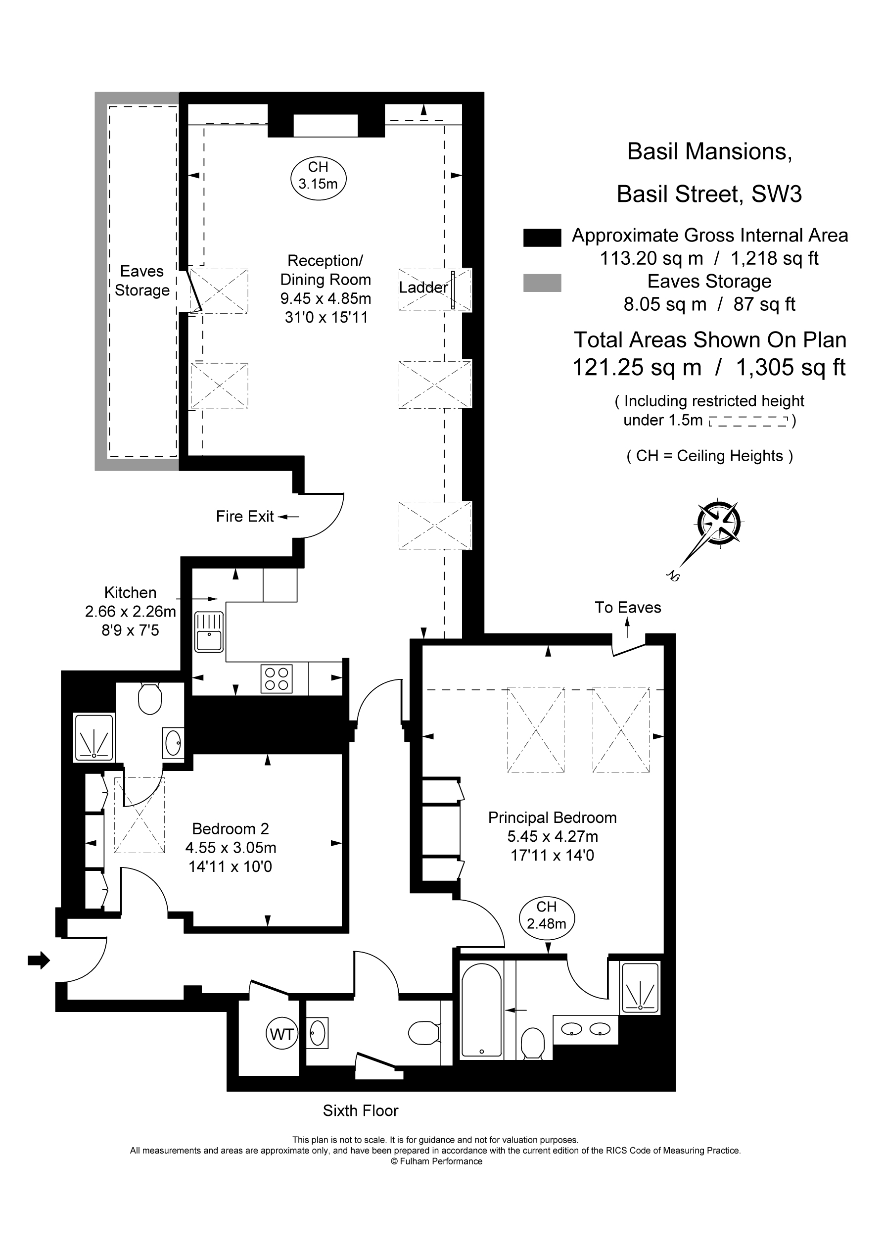 Flat 12A,, Basil Mansions, Knightsbridge floorplan