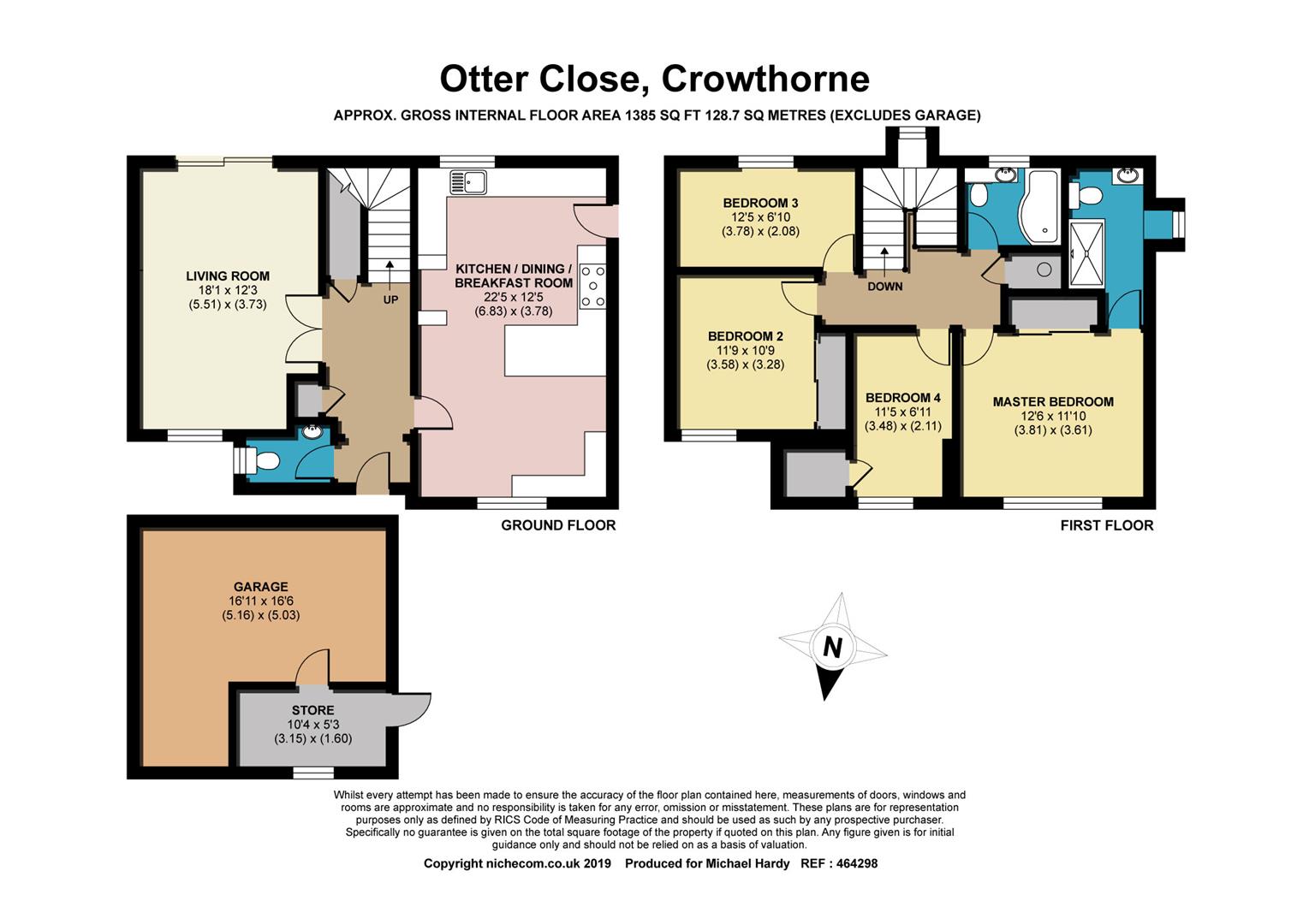 4 Bedrooms Detached house for sale in Otter Close, Crowthorne, Berkshire RG45