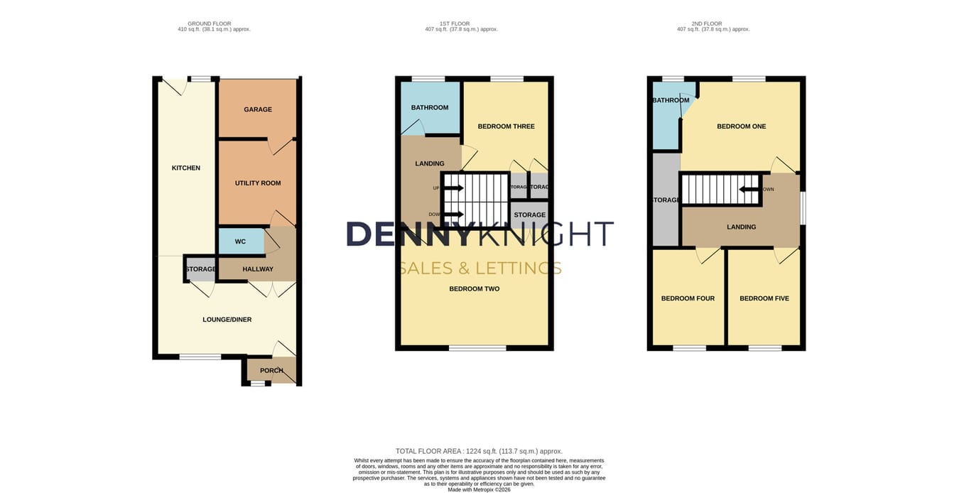 27, Clee Rise, Northampton floorplan