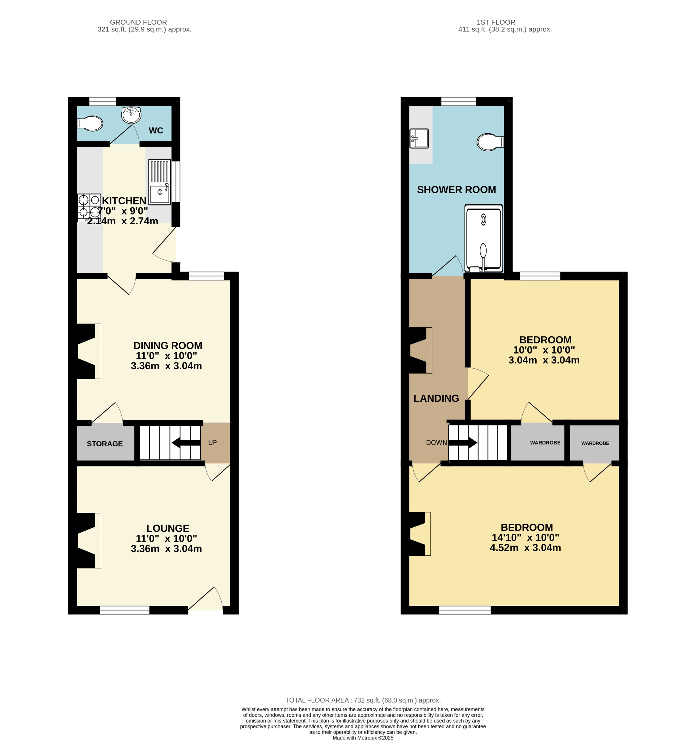 14 Cyprus Road, Faversham floorplan