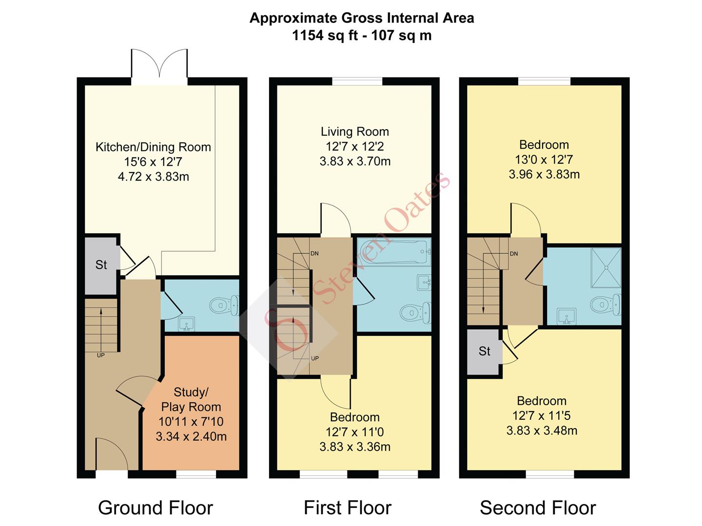 7, Buckwells Field, Bengeo floorplan