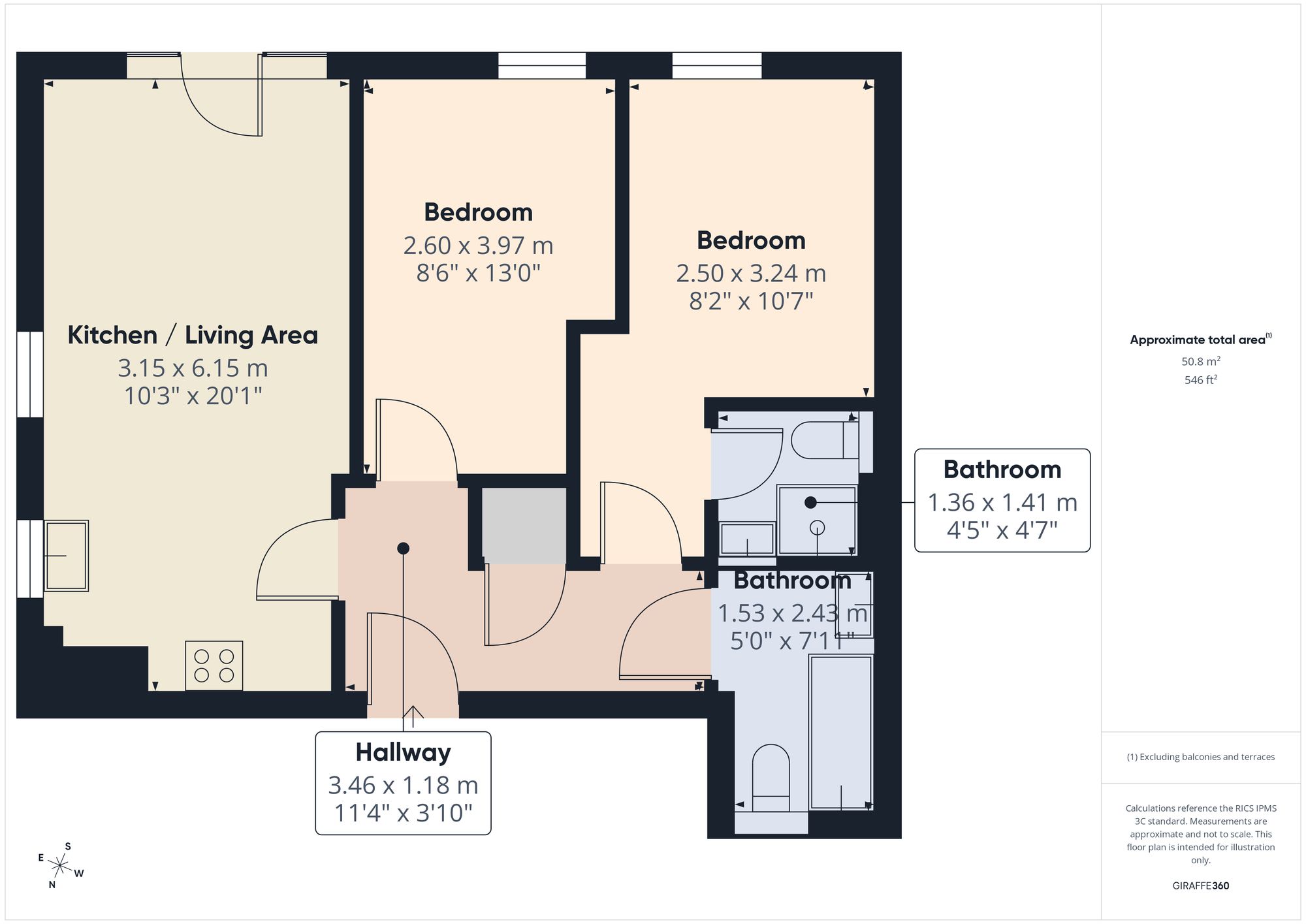 Flat 17, Lister Court Cunliffe Road, Bradford floorplan