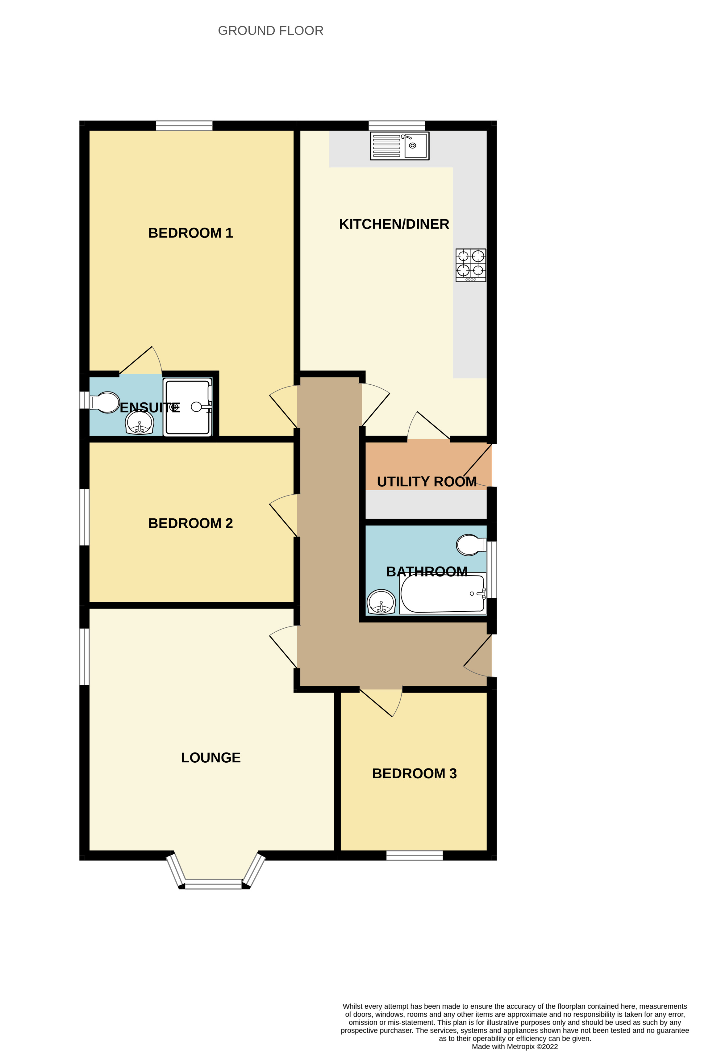 Hawthorn Close, Burstwick, Hull HU12, 3 bedroom detached bungalow for