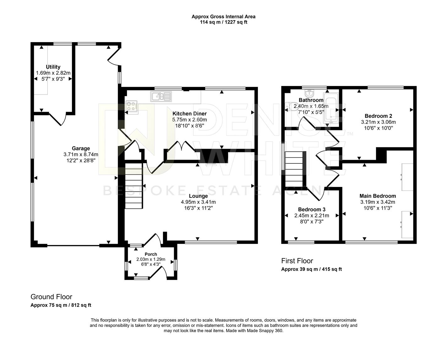 1, Thames Drive, Staffordshire floorplan