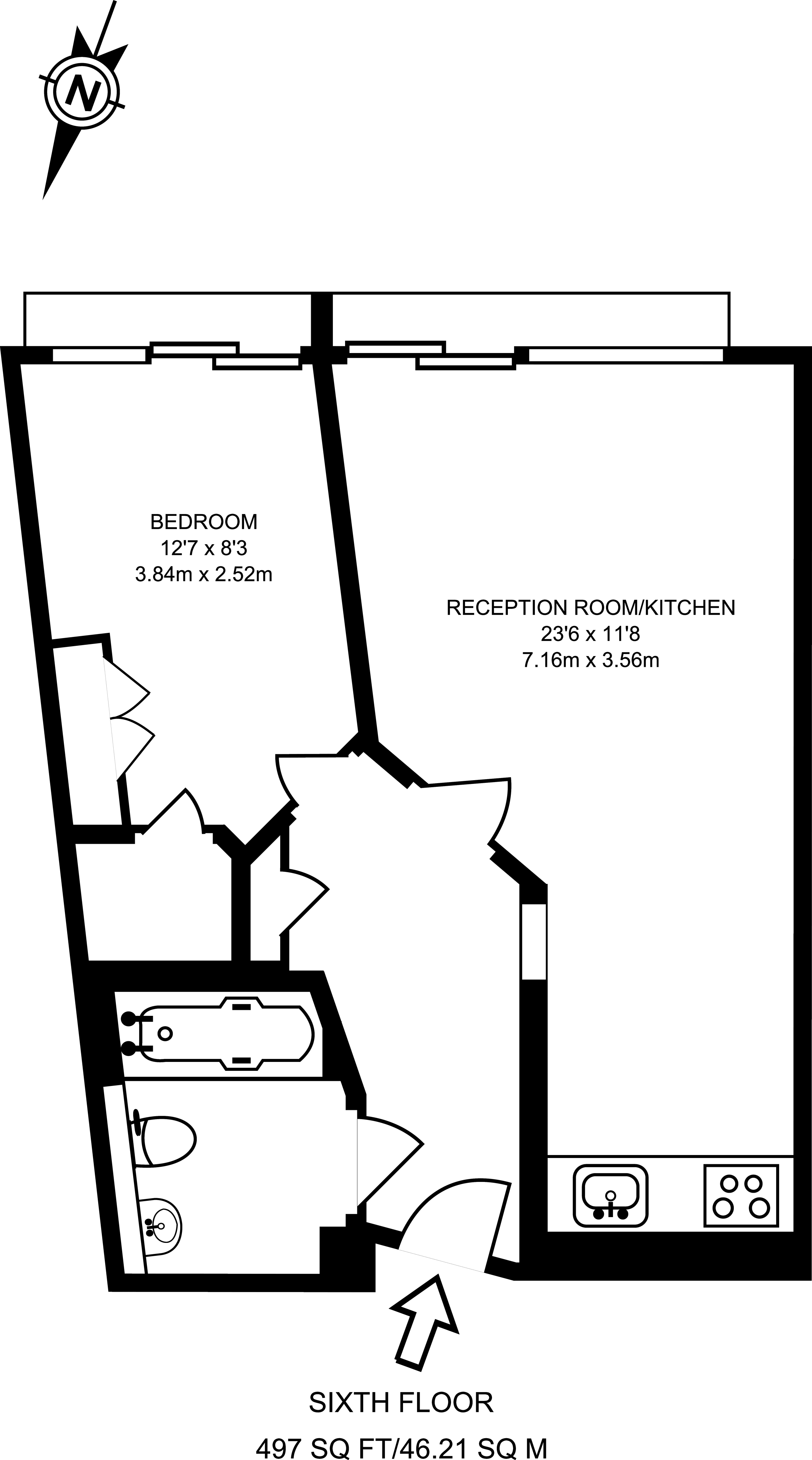 1 Bedrooms Flat to rent in Praed Street, Paddington W2