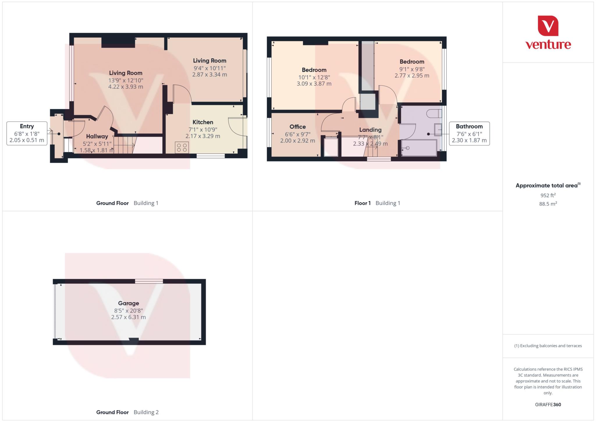 312, Turnpike Drive, Luton floorplan