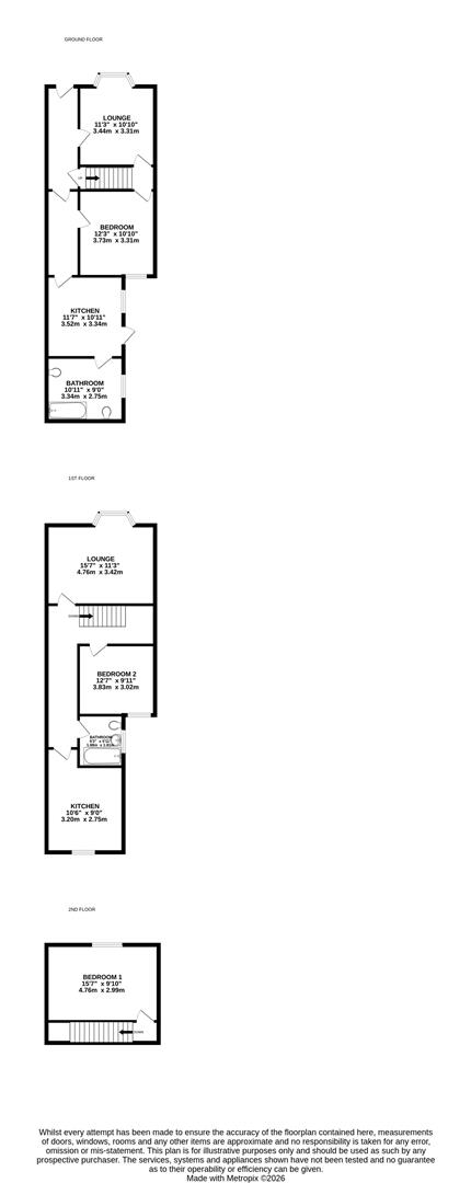 43, Kirby Road, Leicester floorplan