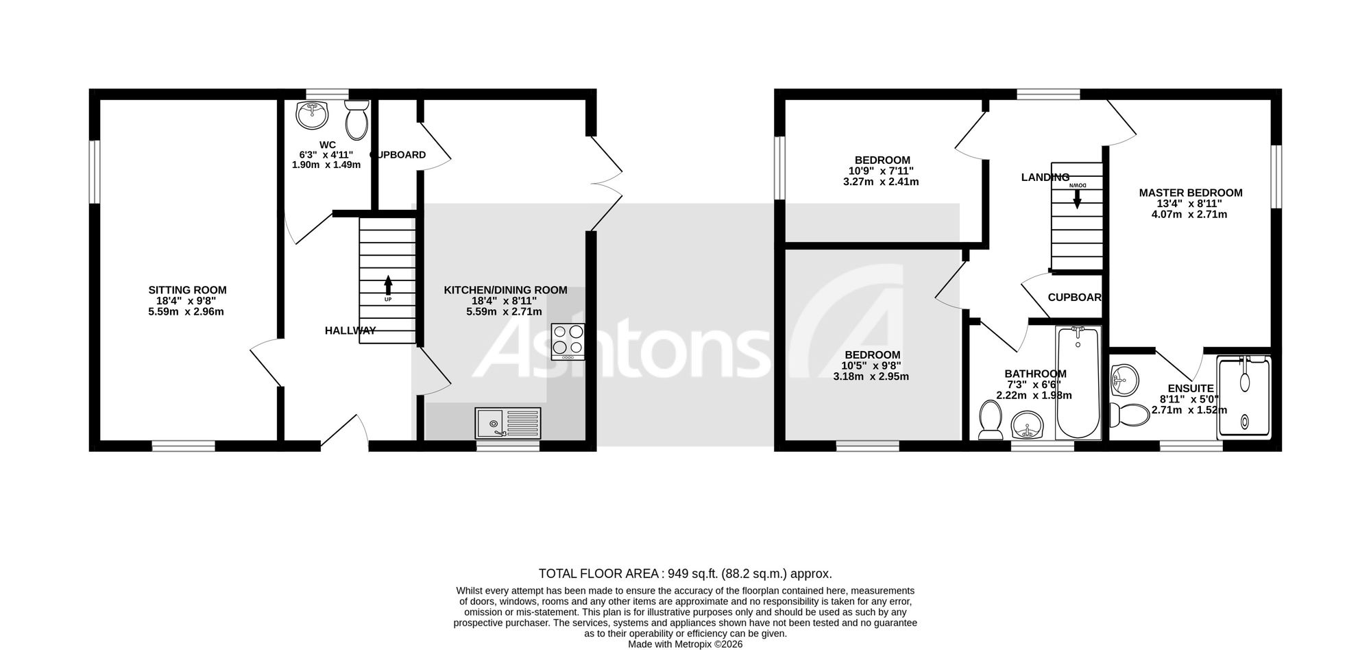 1 Vestry Close, Warrington floorplan