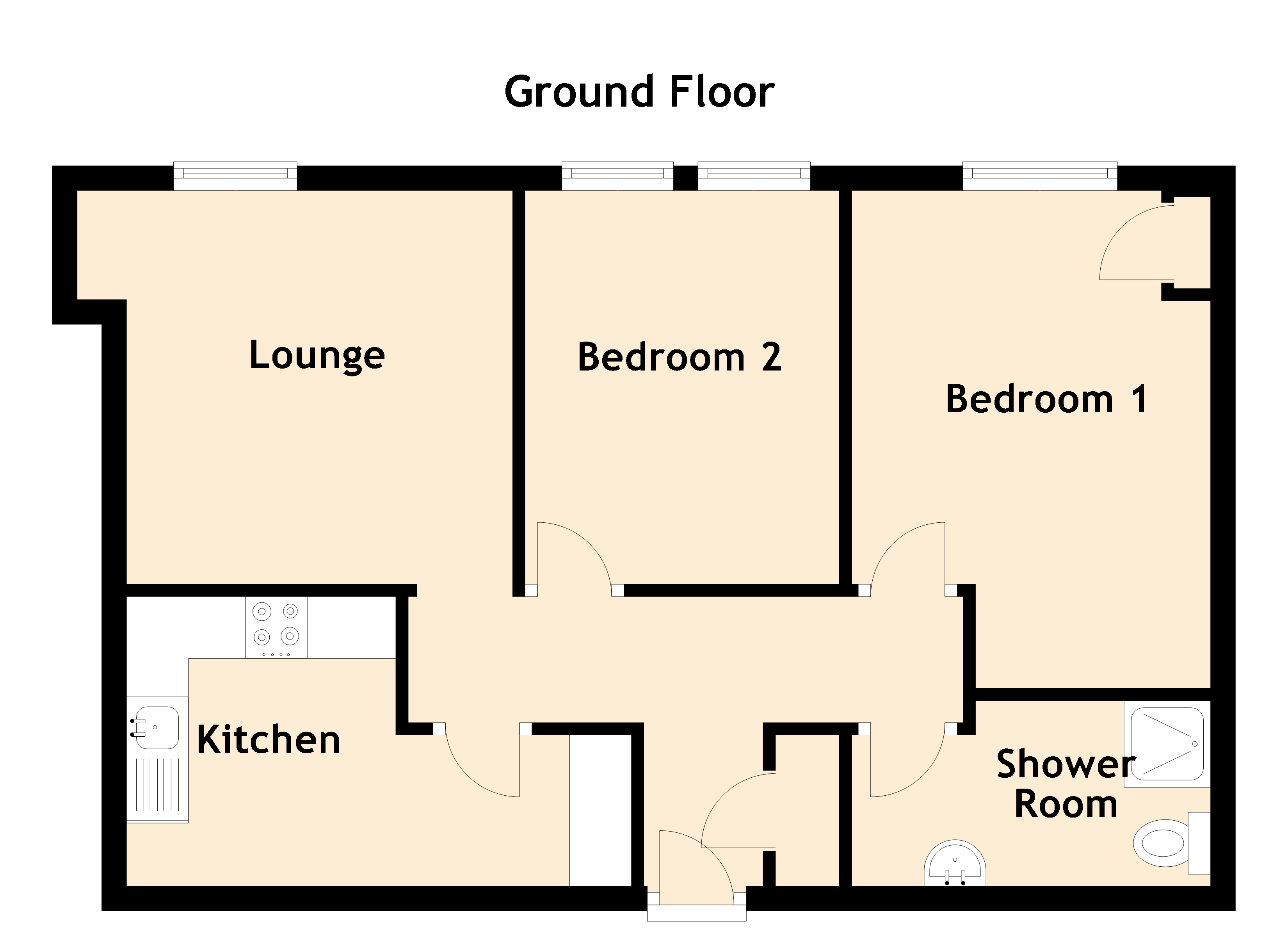 2 Bedrooms Flat for sale in Brunswick Street, Edinburgh EH7