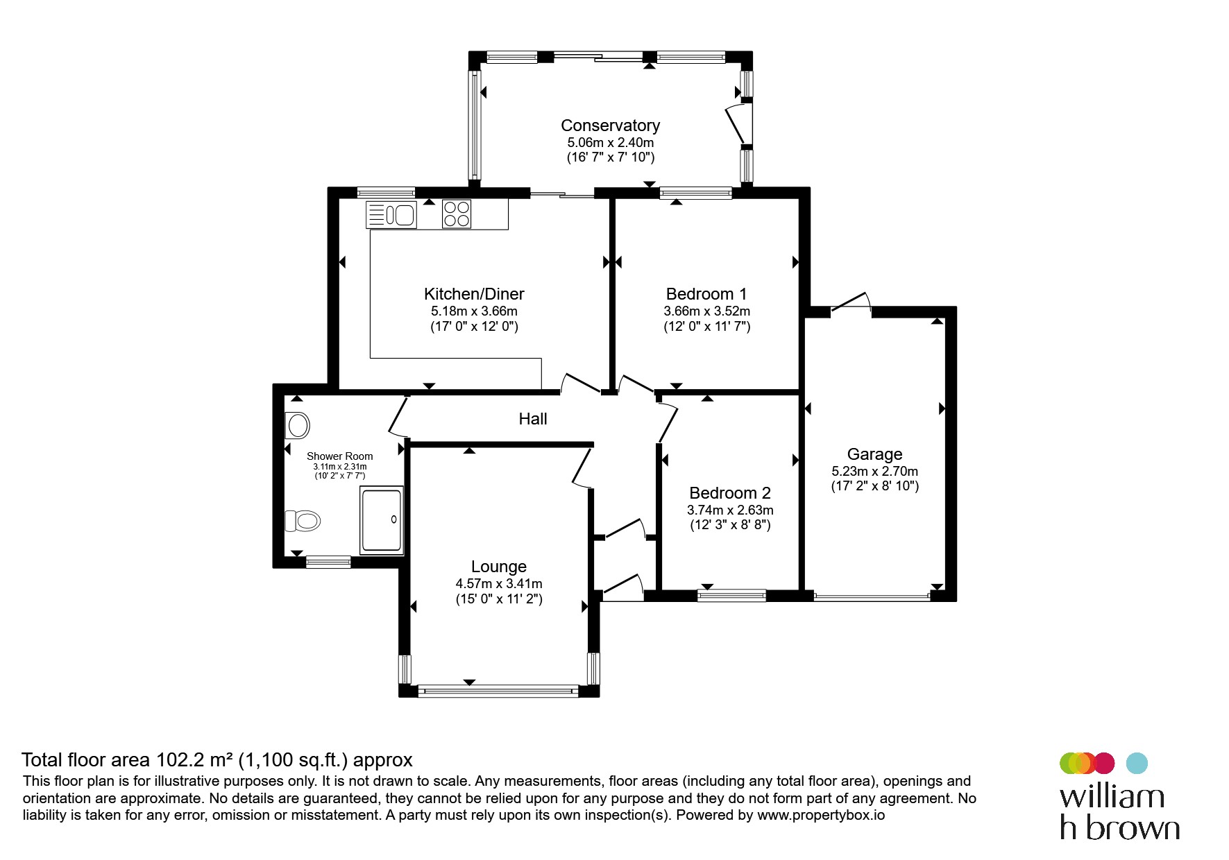 39, Bridge End Grove, Grantham floorplan