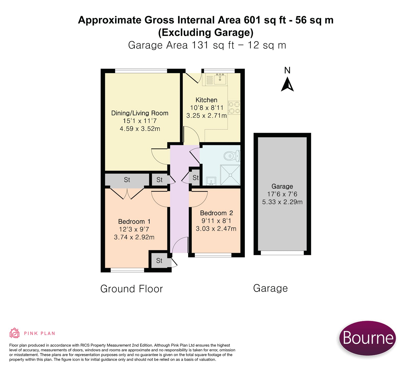 14, Watermead, Woking floorplan