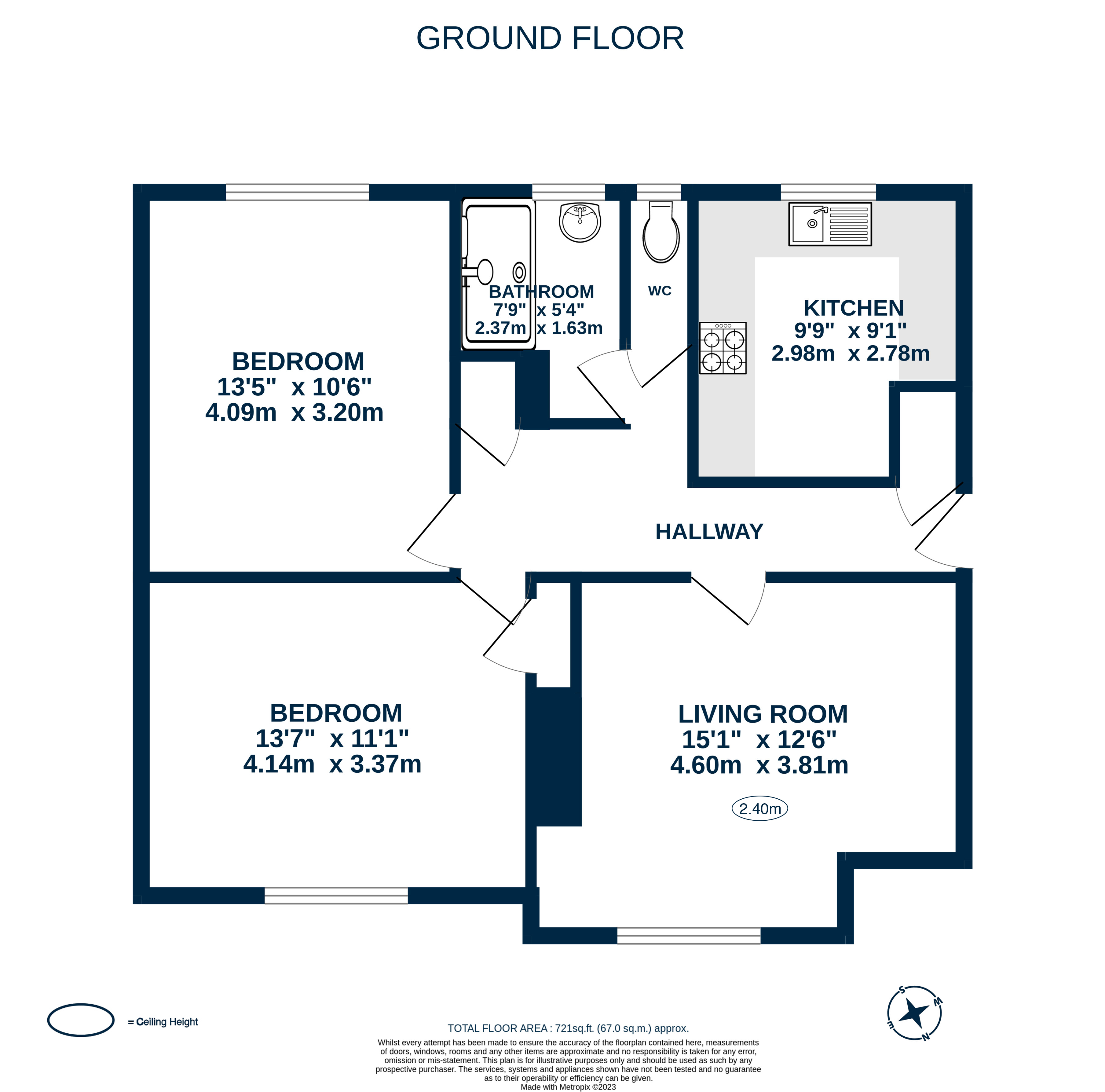 13 Berkeley Court,, Vines Avenue, London floorplan