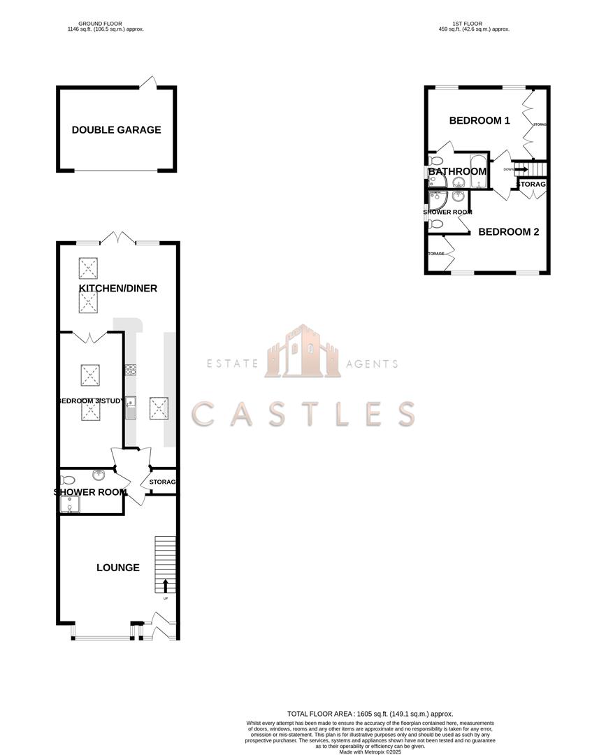 56, Castle Street, Fareham floorplan