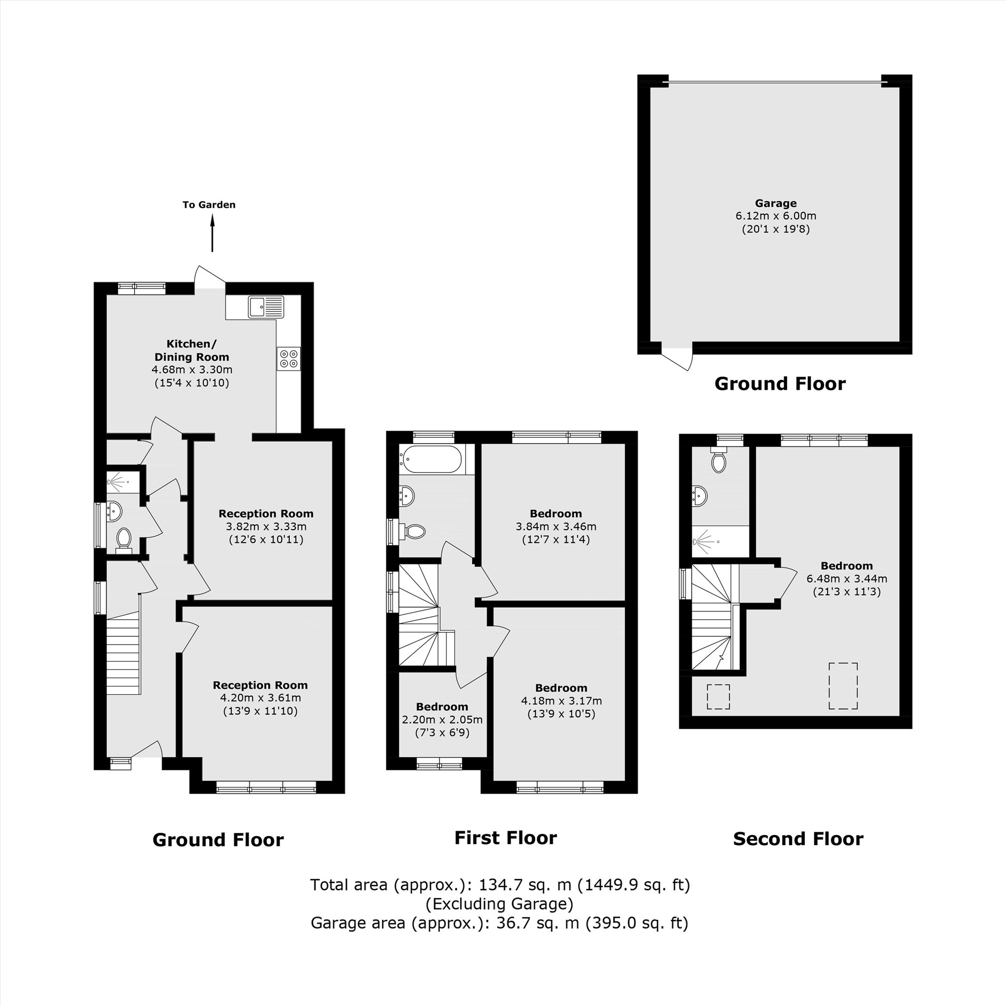 54, Spring Grove Crescent, Hounslow floorplan
