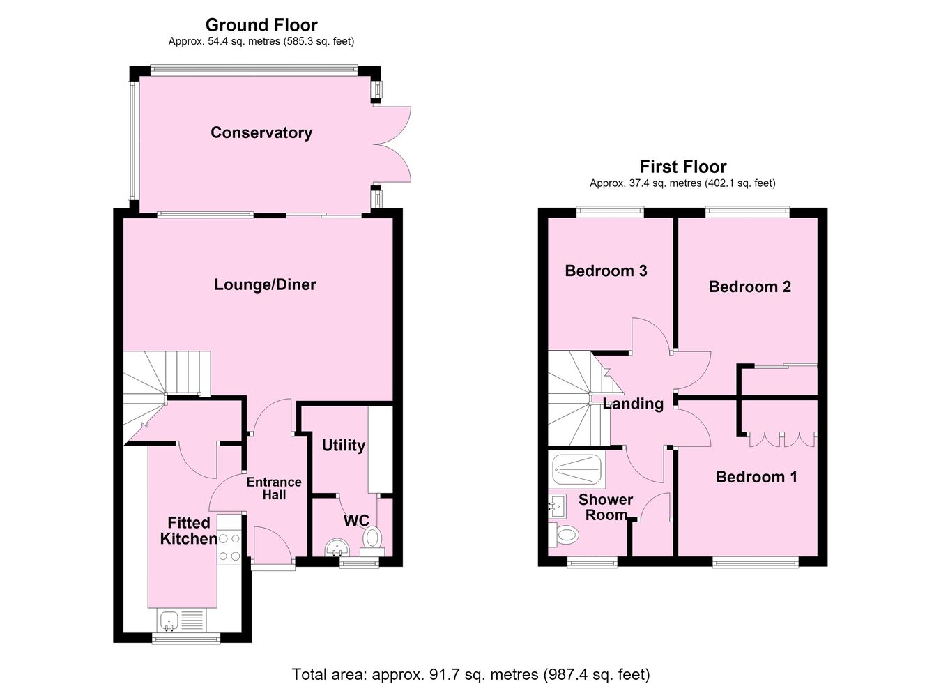 24, Pickering Road, Leicester floorplan