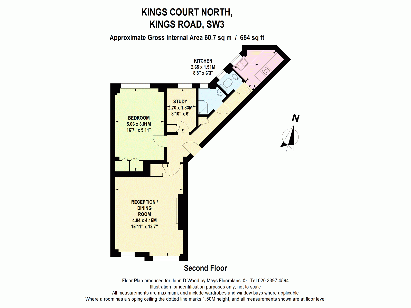 26, Kings Court North, Chelsea floorplan