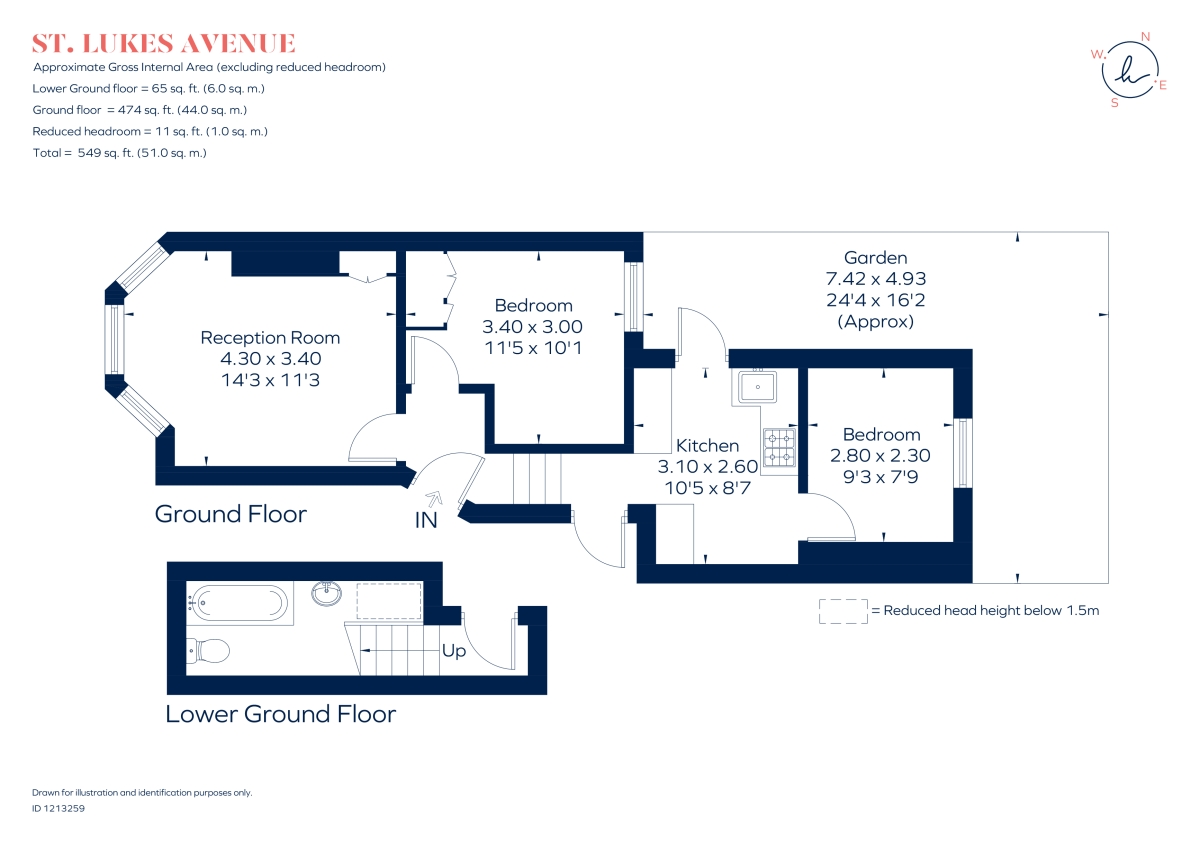 42a, St. Luke's Avenue, London floorplan