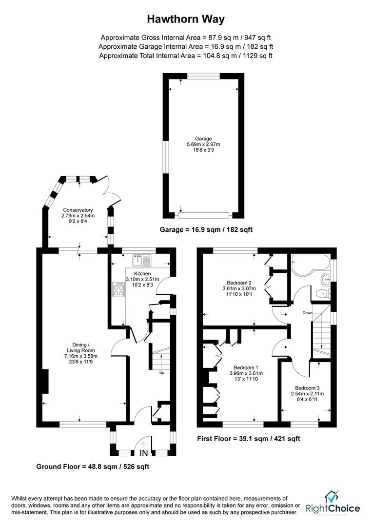 82, Hawthorn Way, Basingstoke floorplan