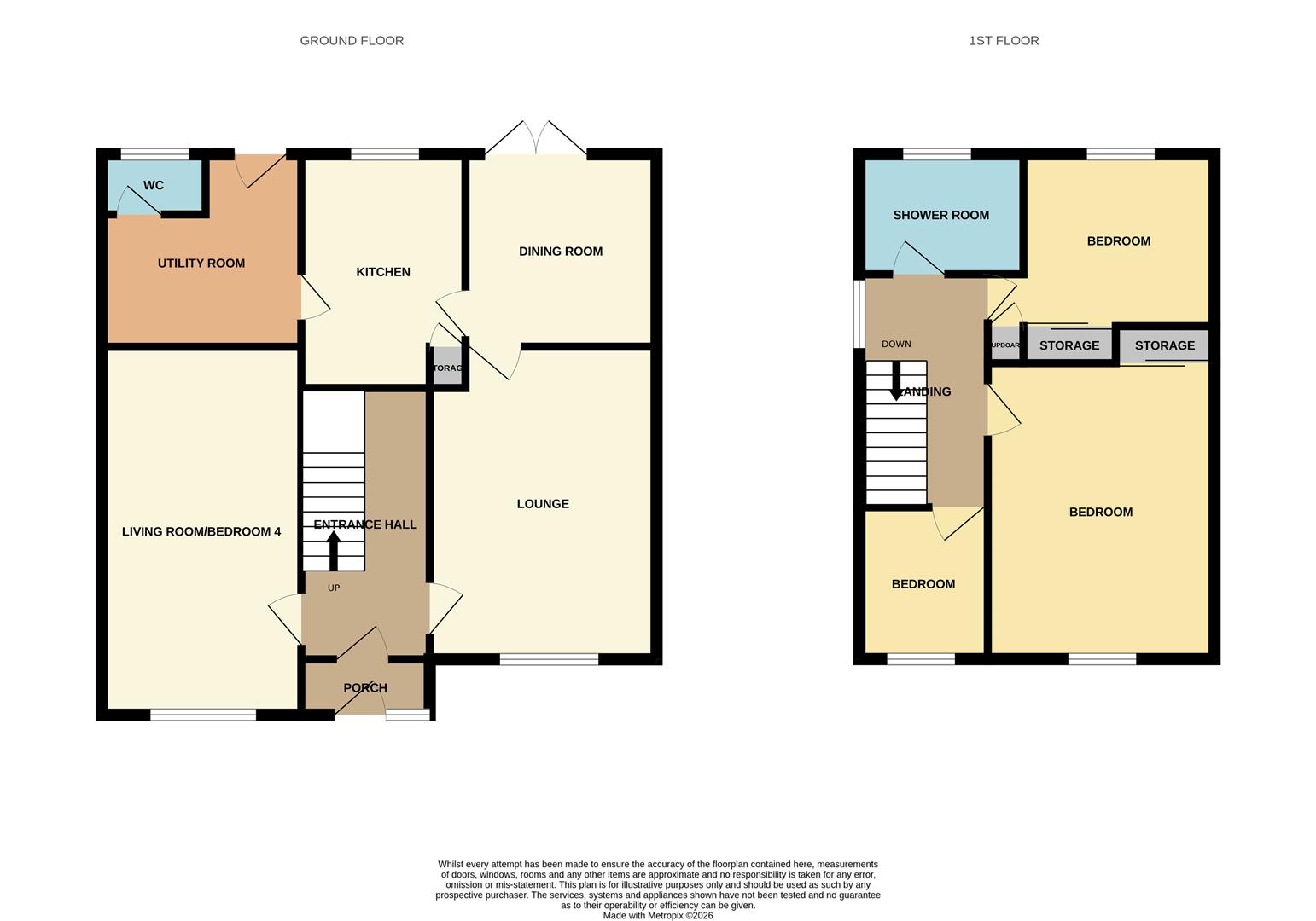 6, Belmont Close, Bridgwater floorplan