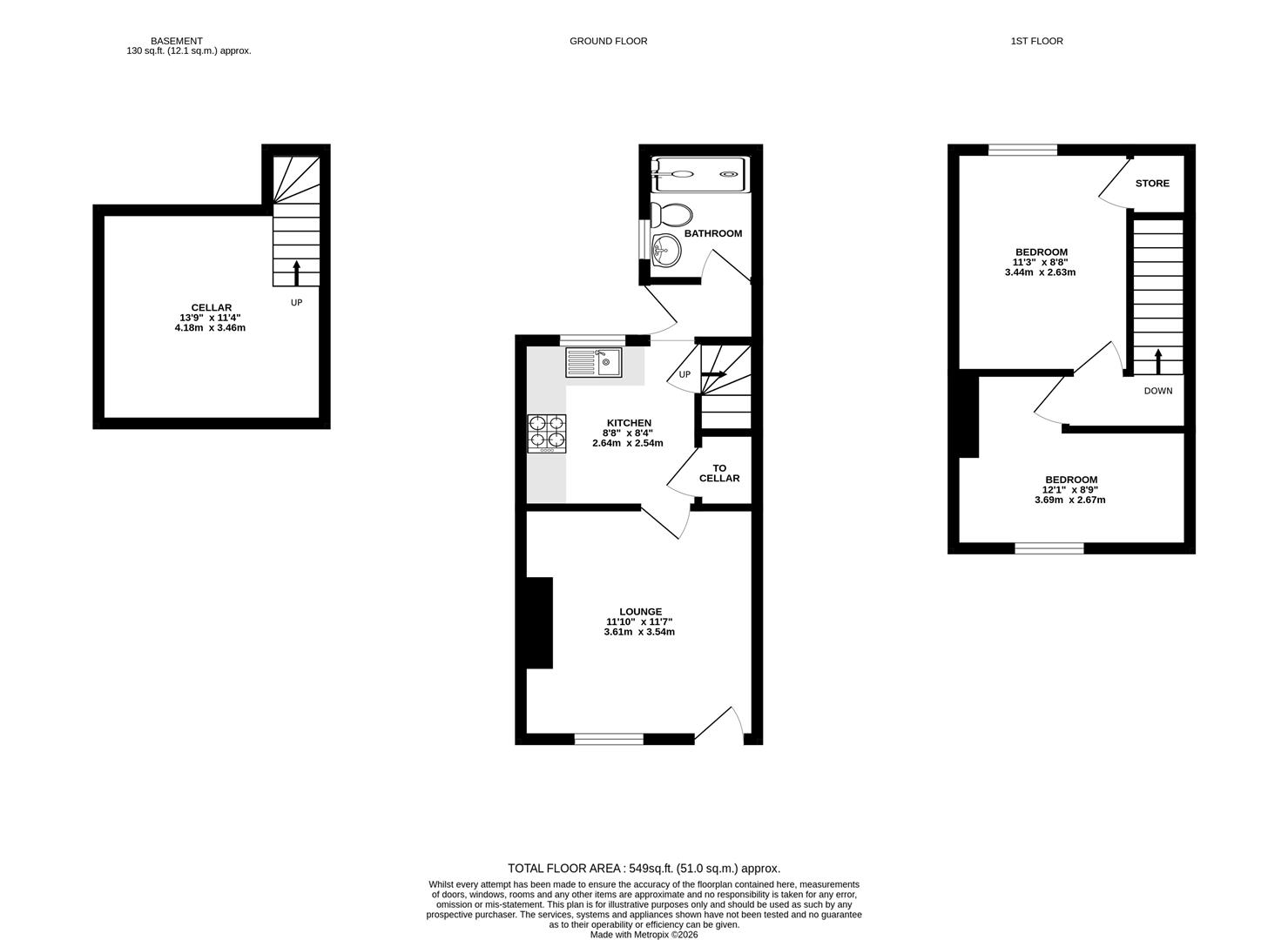 24, Jarrow Road, Sheffield floorplan