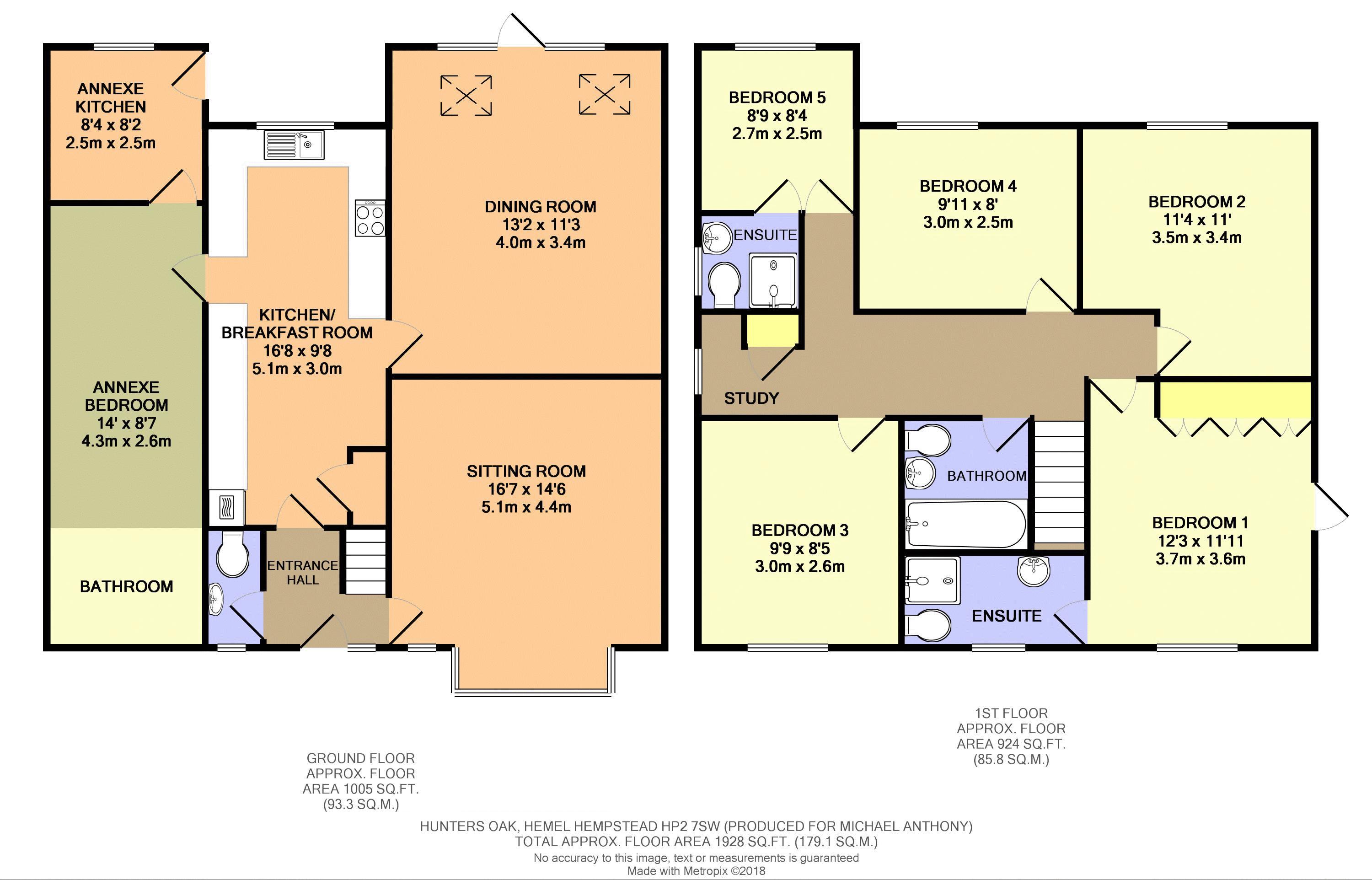 5 Bedrooms Detached house to rent in Hunters Oak, Hemel Hempstead HP2