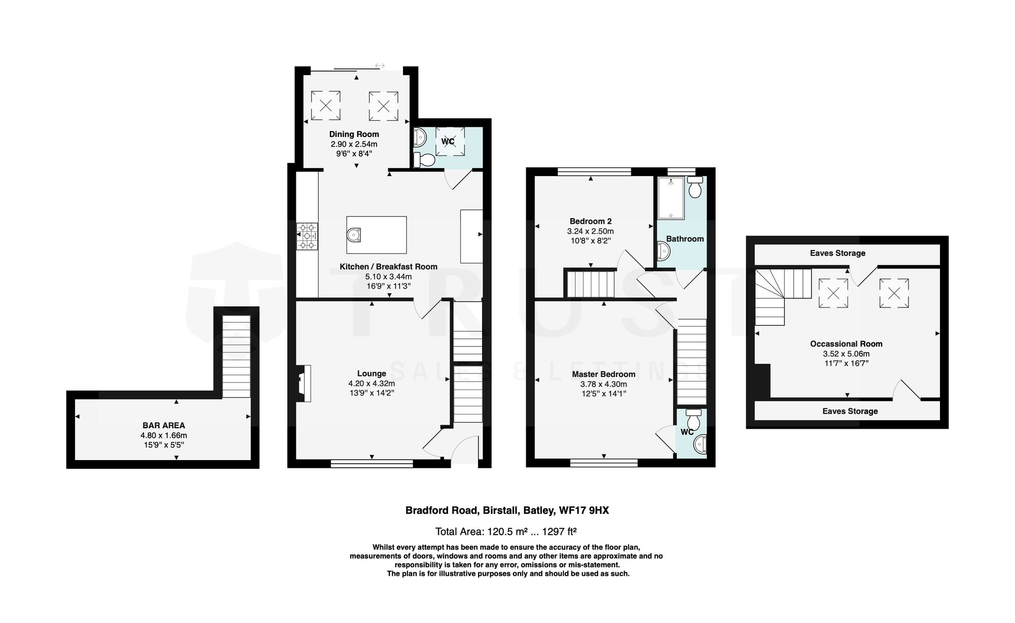 1027 Bradford Road, Batley floorplan