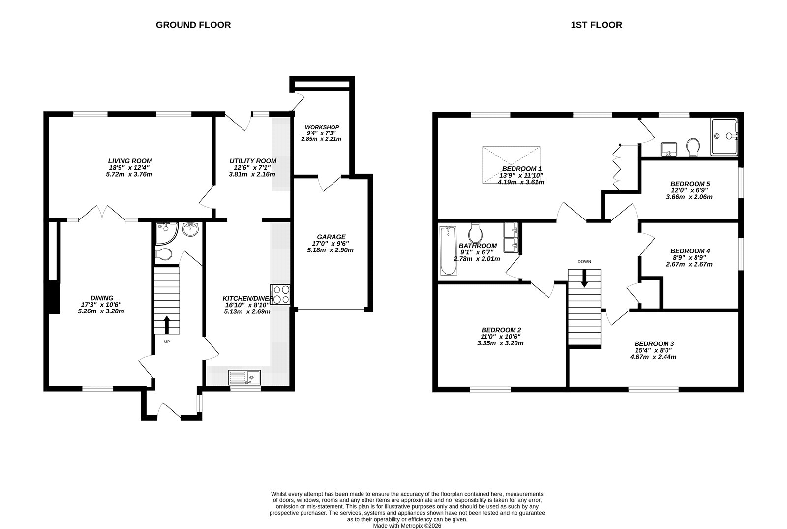 4, Garden Close, Hampshire floorplan