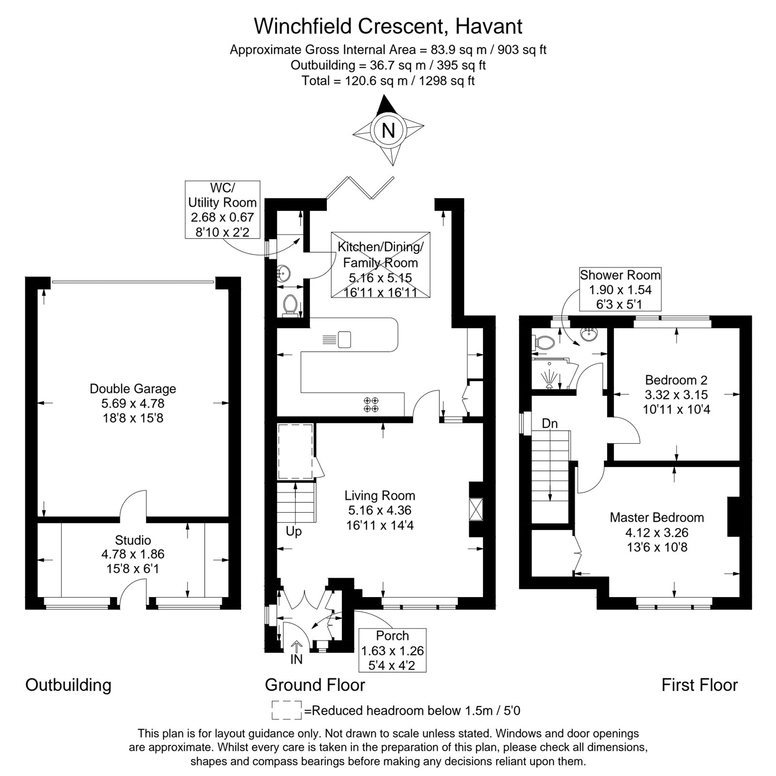 13, Winchfield Crescent, Bedhampton floorplan