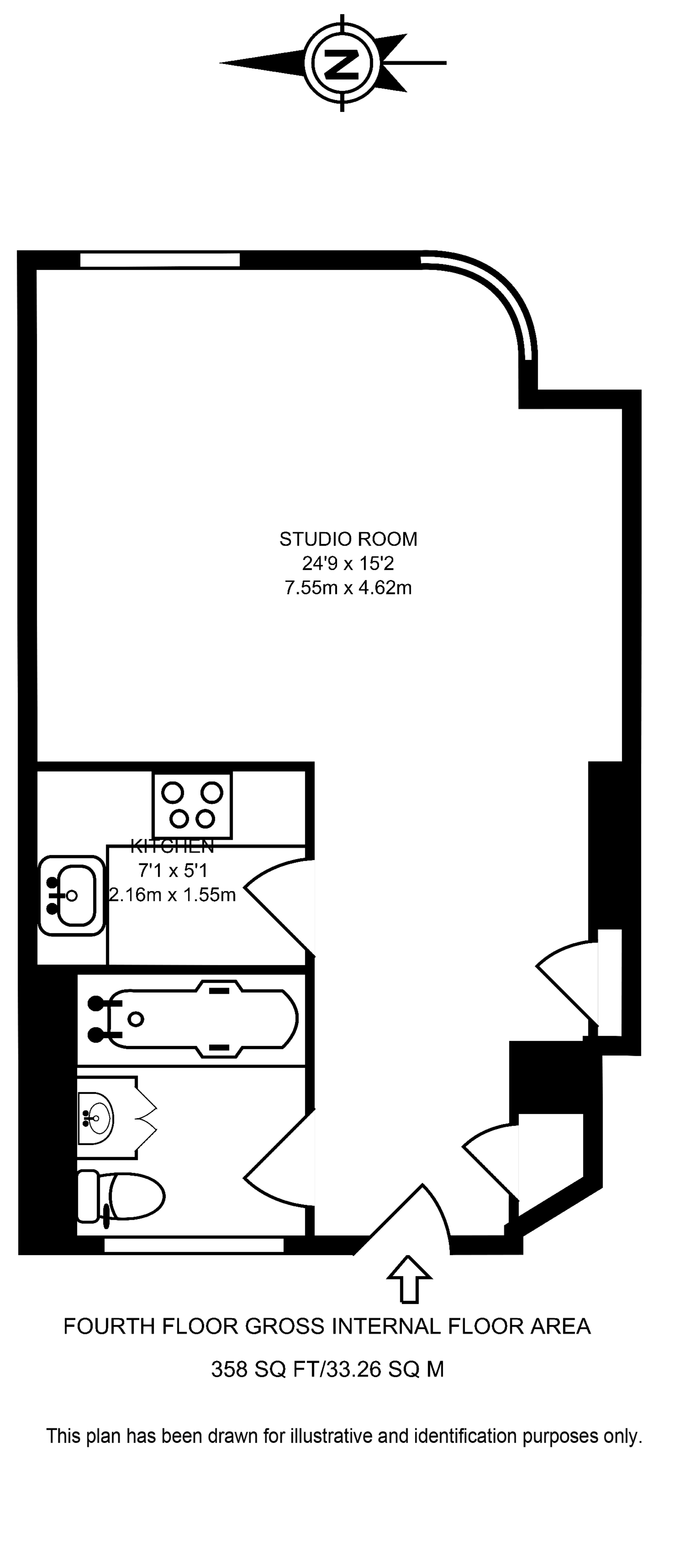 Euston Road, Fitzrovia floorplan