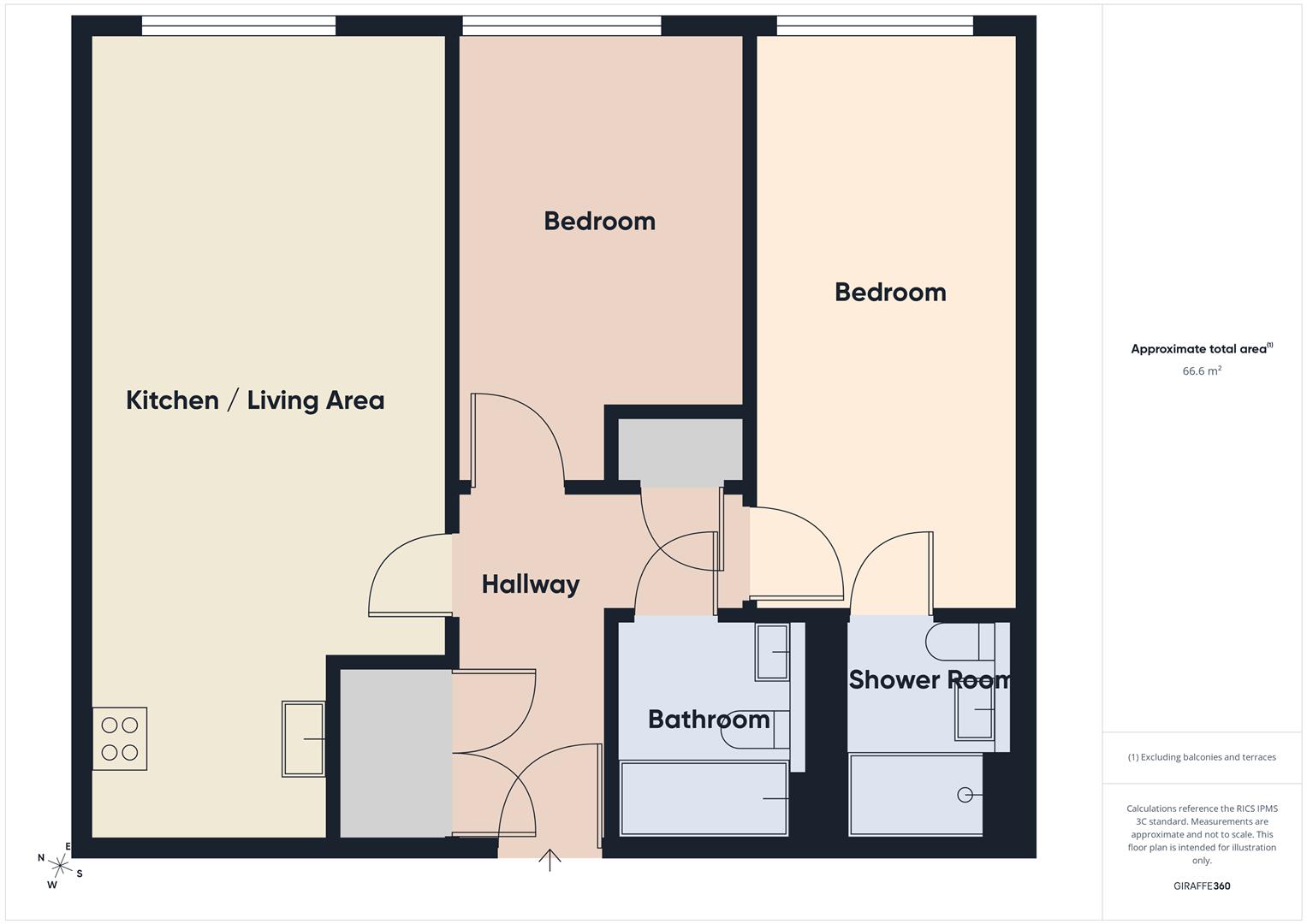 13 Tallow Wharf, Bircherley Green, Hertford floorplan