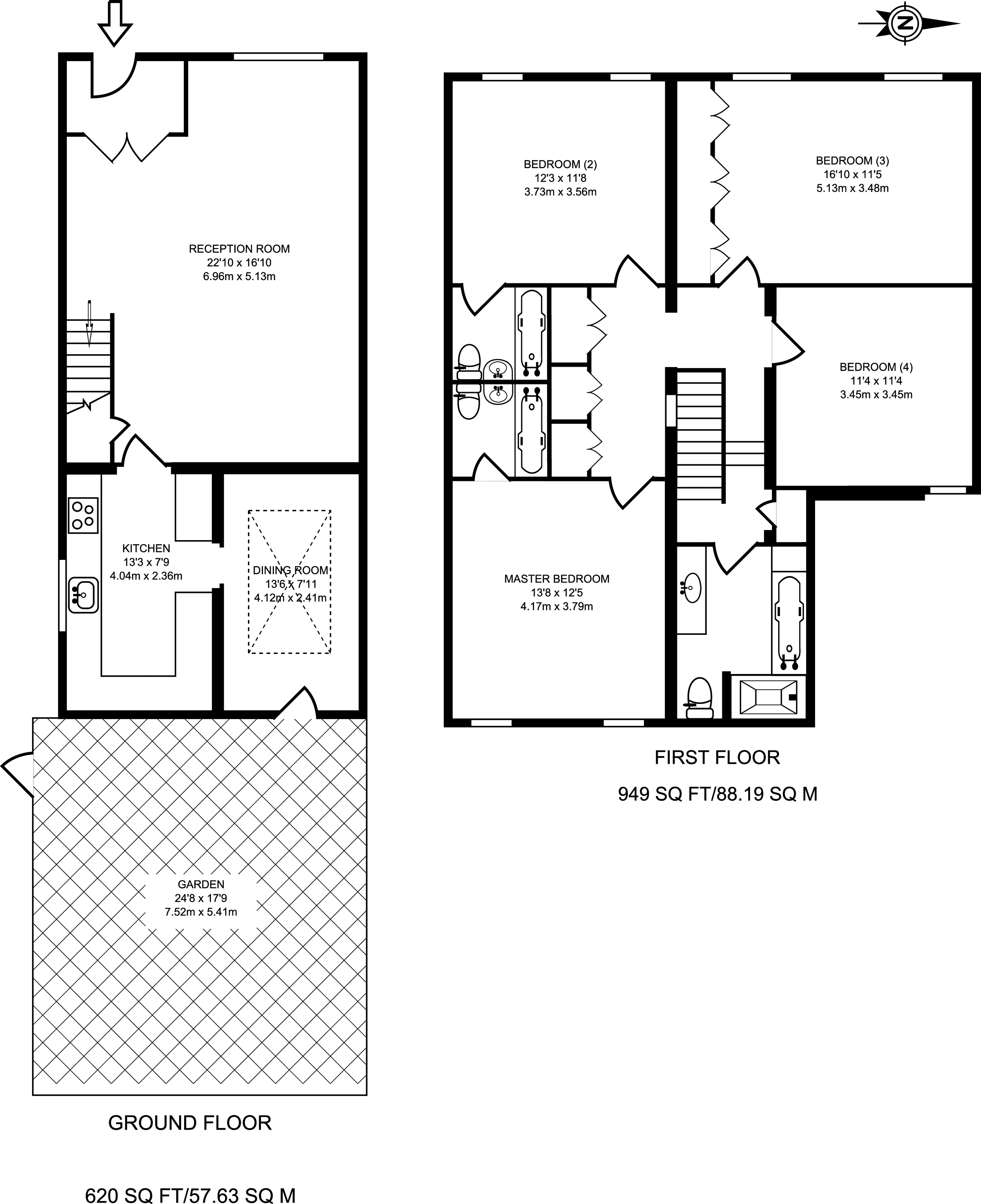 4 Bedrooms  to rent in Odessa Road, Forest Gate E7