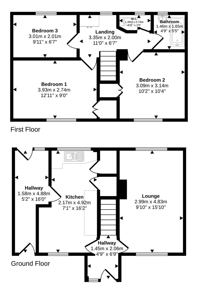 10, Hillside Avenue, QUEENBOROUGH floorplan