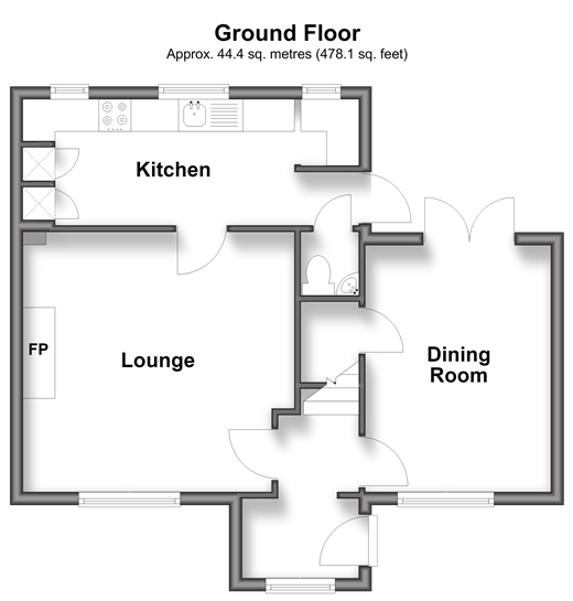 Water Lane Smarden, Ashford floorplan