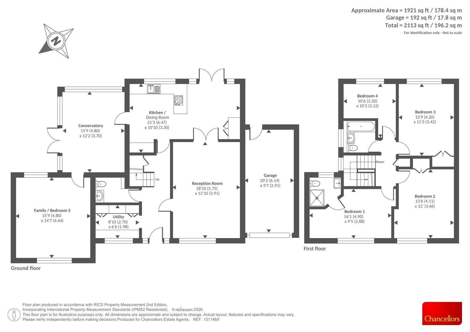 3, Dundaff Close, Surrey floorplan