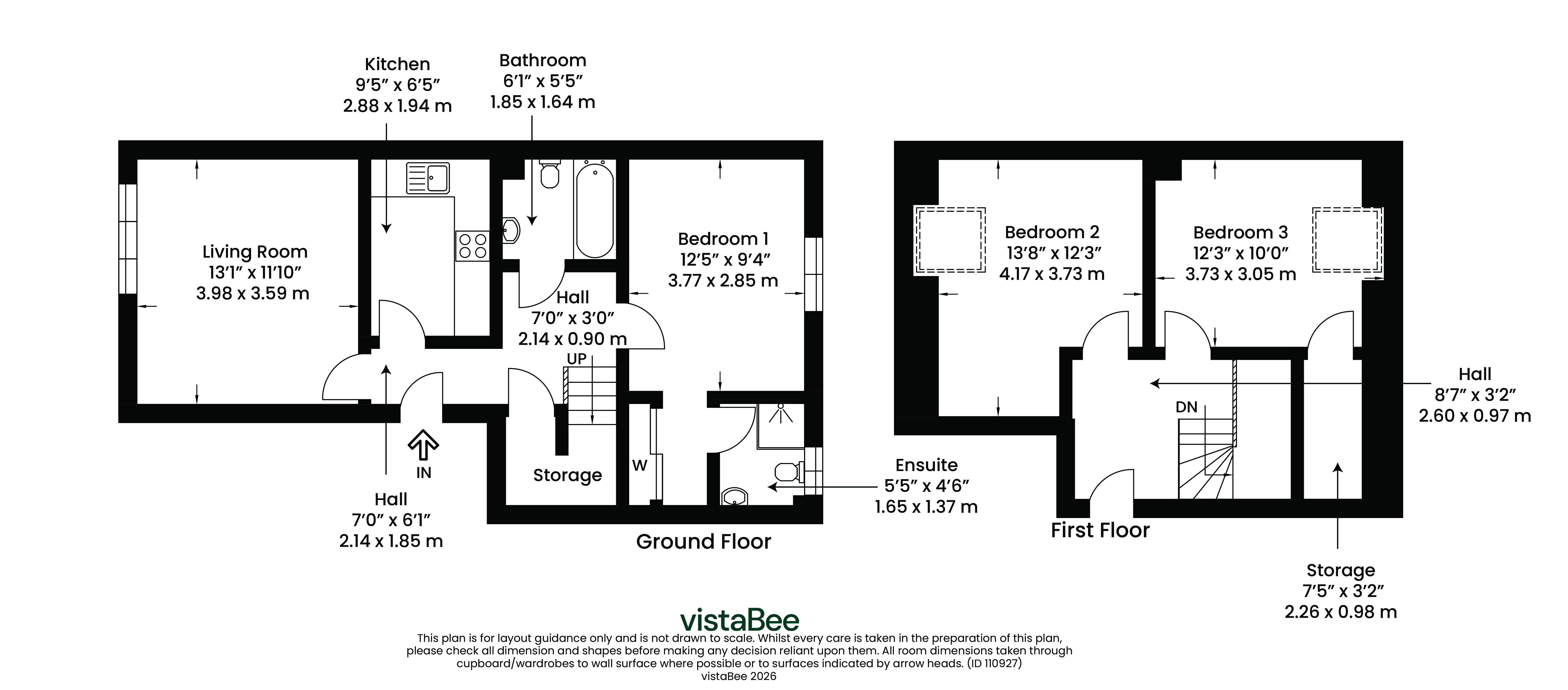 154, West Wellhall Wynd, Lanarkshire floorplan