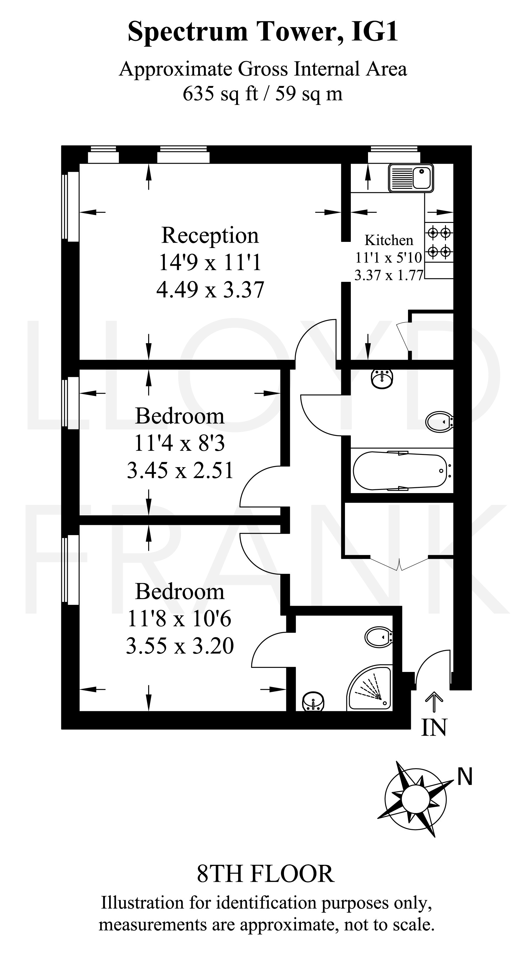 2 Bedrooms Flat to rent in Hainault Street, Ilford IG1