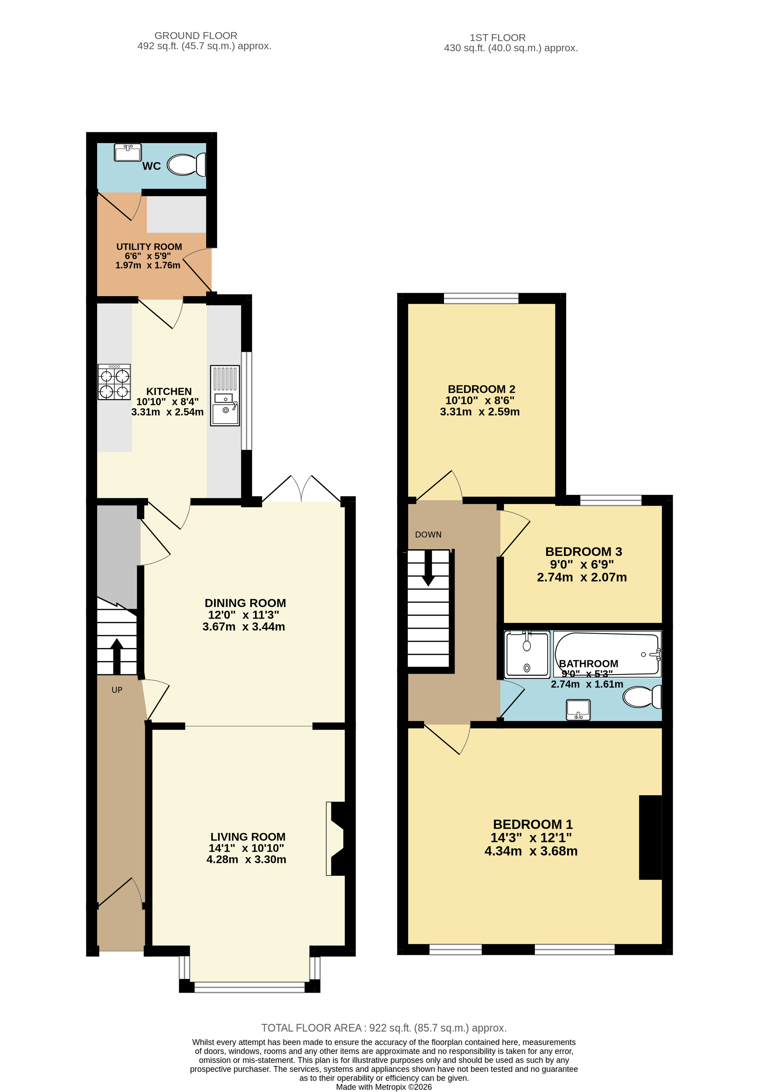 Woodfield Road, Altrincham floorplan