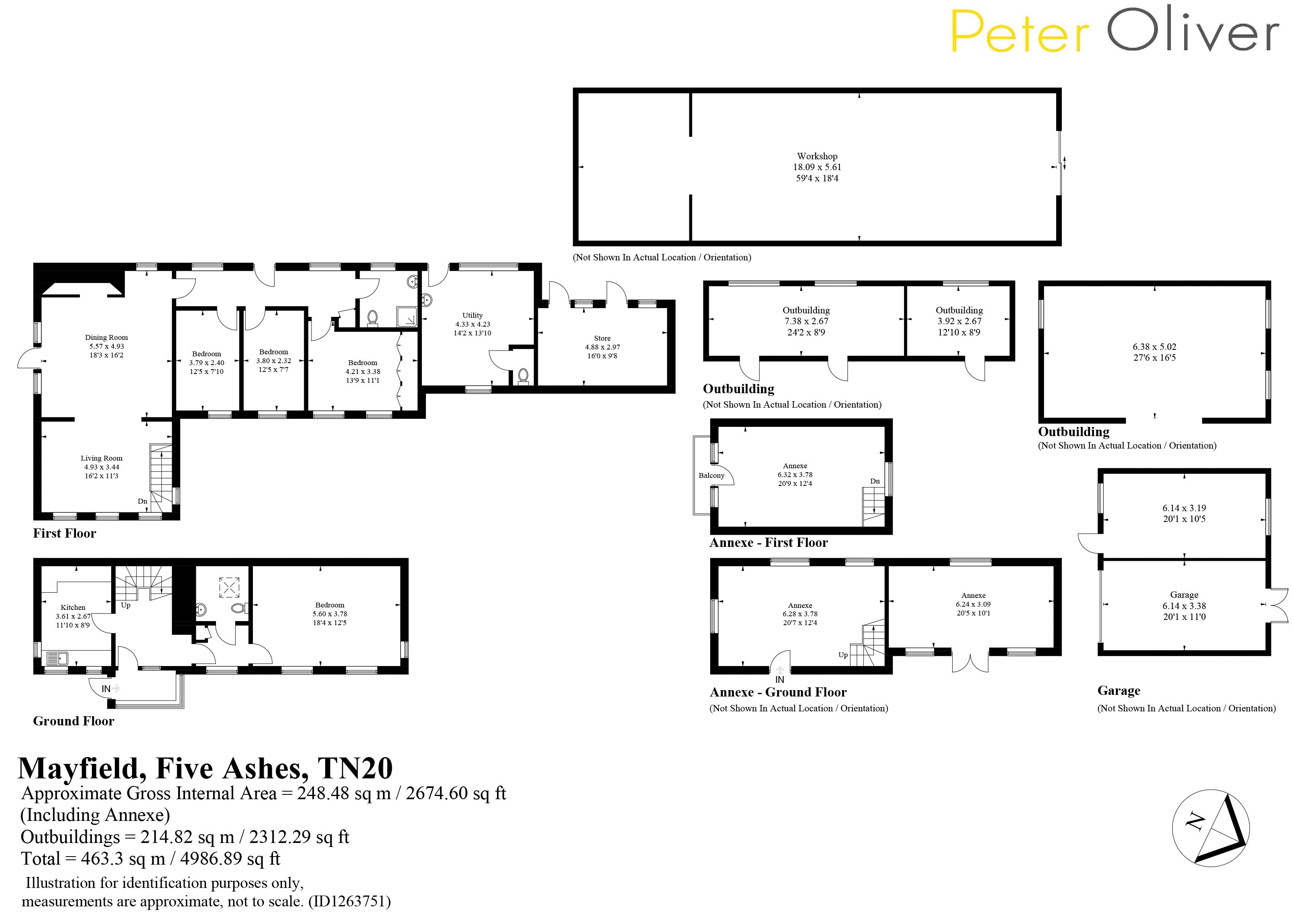 Upper Cowden Farm, Mayfield floorplan