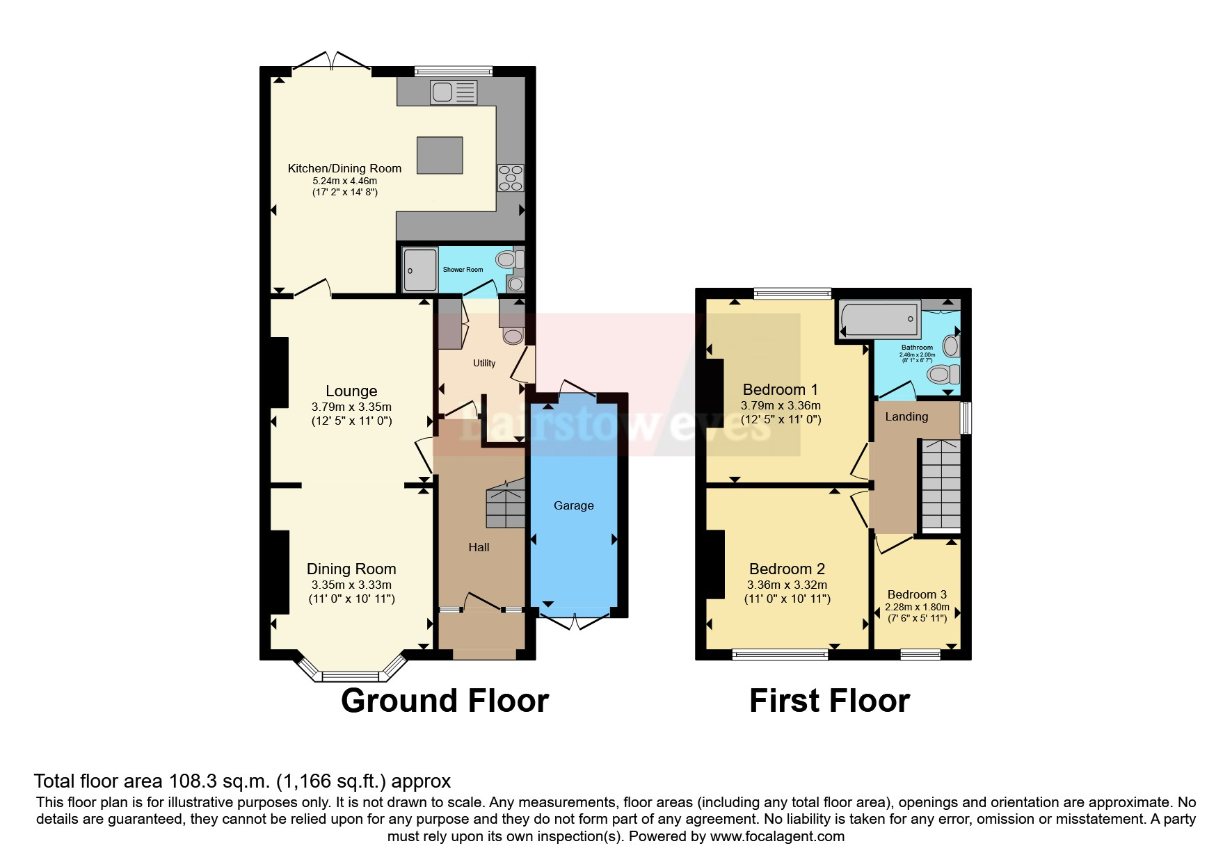 14, Cranmer Grove, Mansfield floorplan