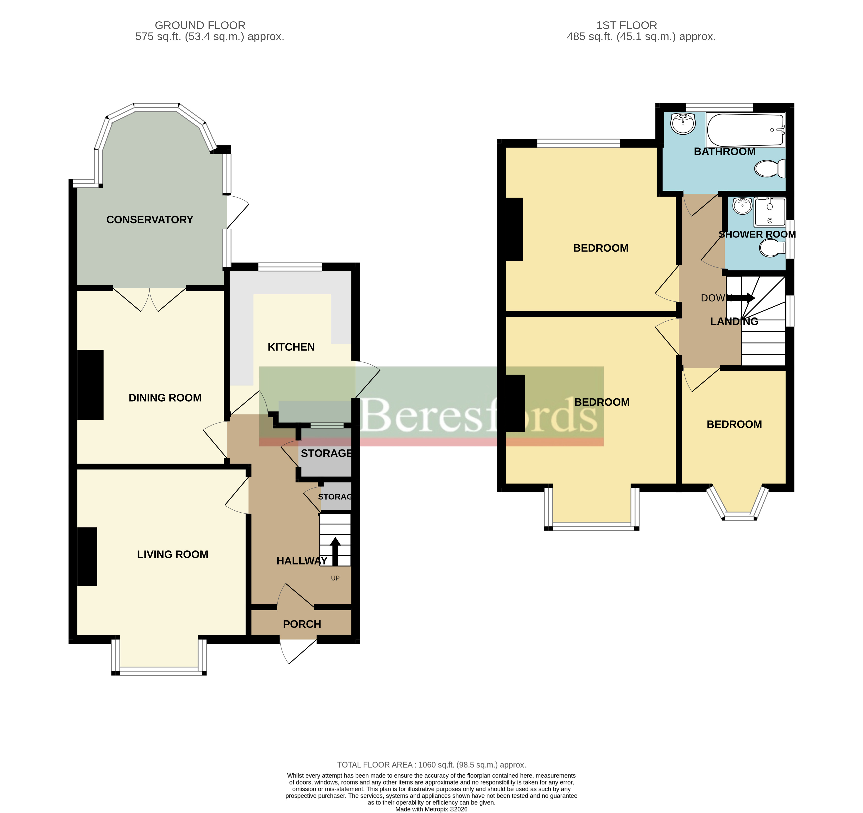 8, Vicarage Road, Hornchurch floorplan