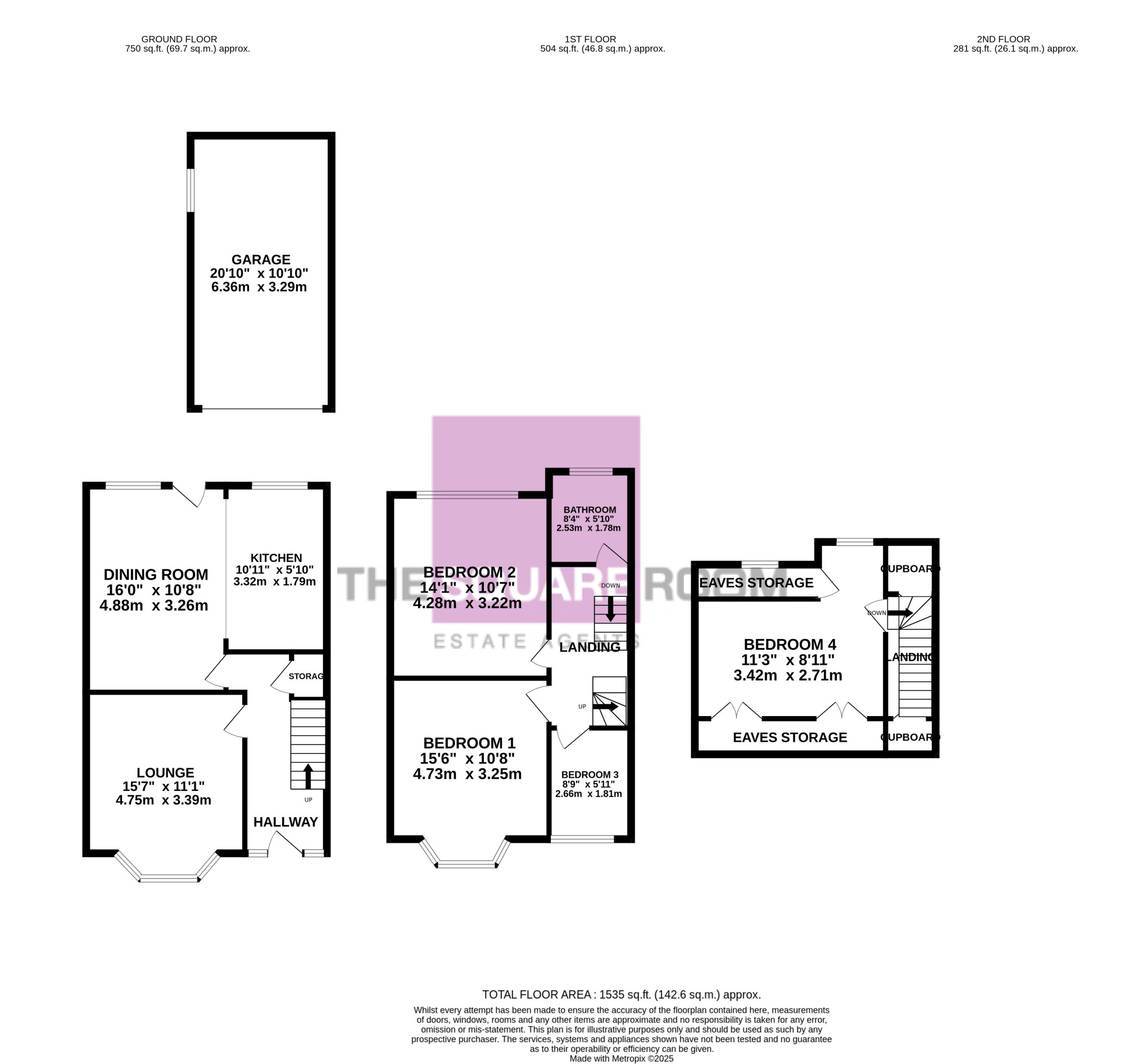 2, Somerset Avenue, Blackpool floorplan