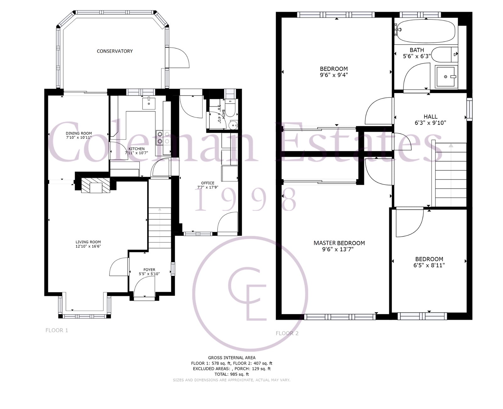 53, Glade Way, Telford floorplan
