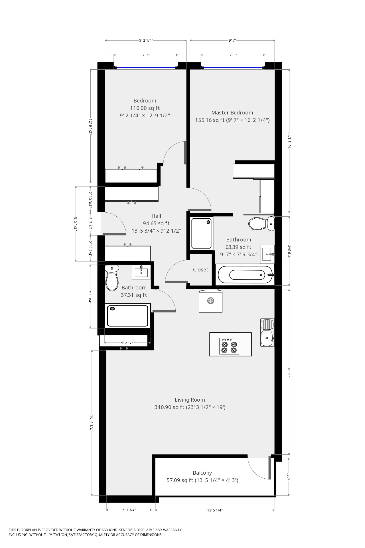2 Bedrooms Flat to rent in Abernethy House, 47 Bartholomew Close, London EC1A