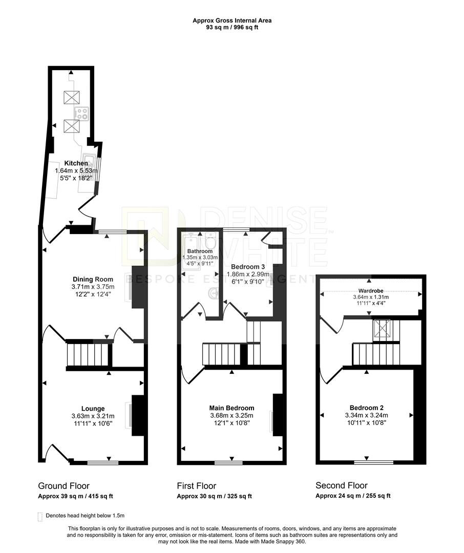 66, Queen Street, Leek floorplan