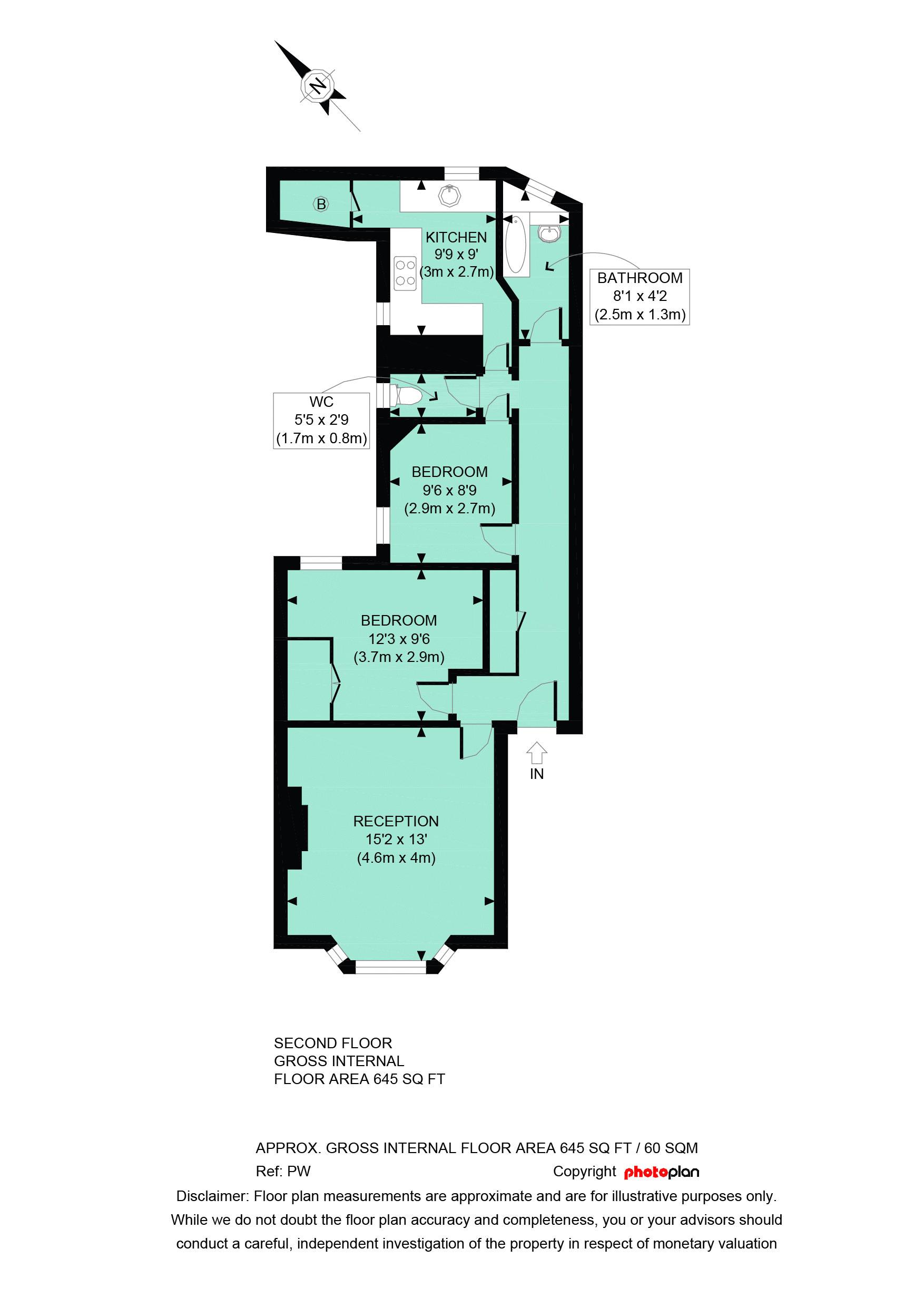 Flat 21, Askew Mansions, Askew Road, London floorplan