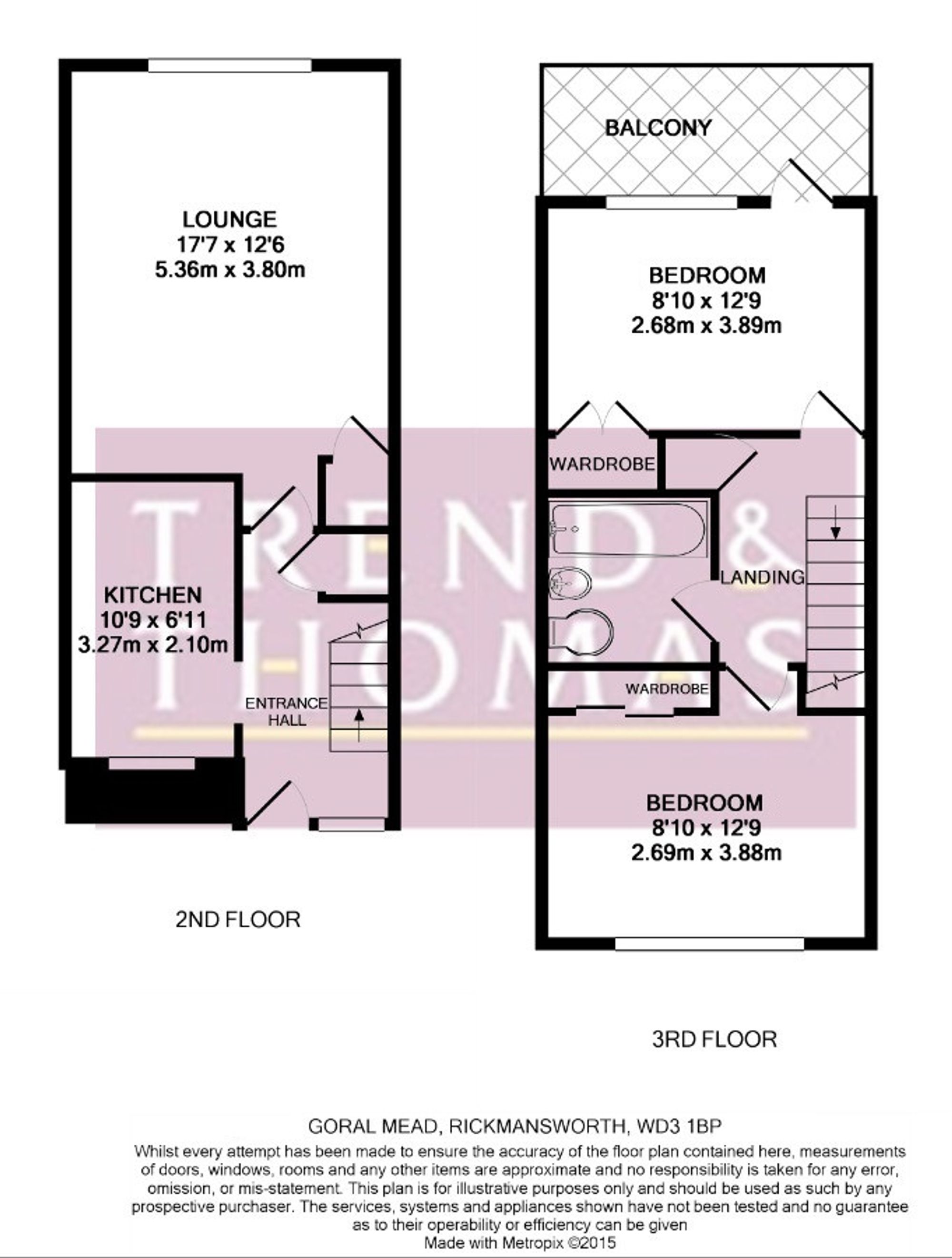 74 Ebury House Goral Mead, Rickmansworth floorplan