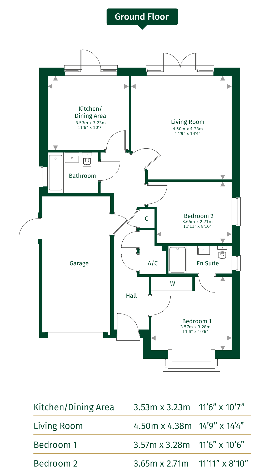 Plot 16, Whitsbury Road floorplan