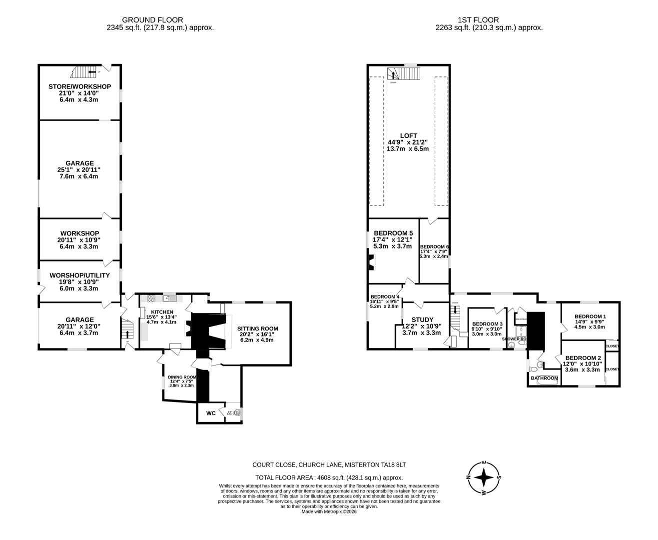 Church Lane, Crewkerne floorplan