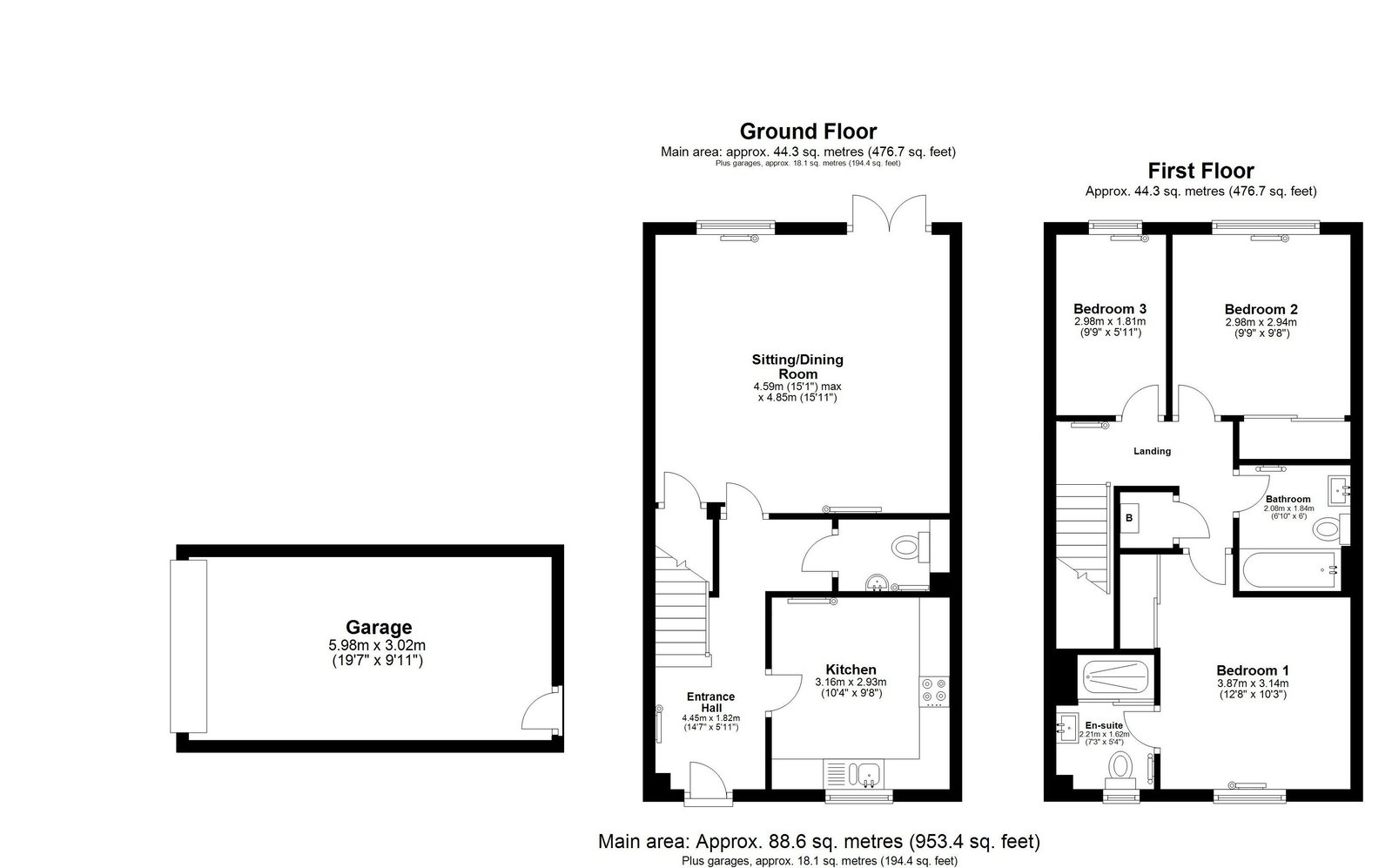 4 Dearnley Close, Tetbury floorplan