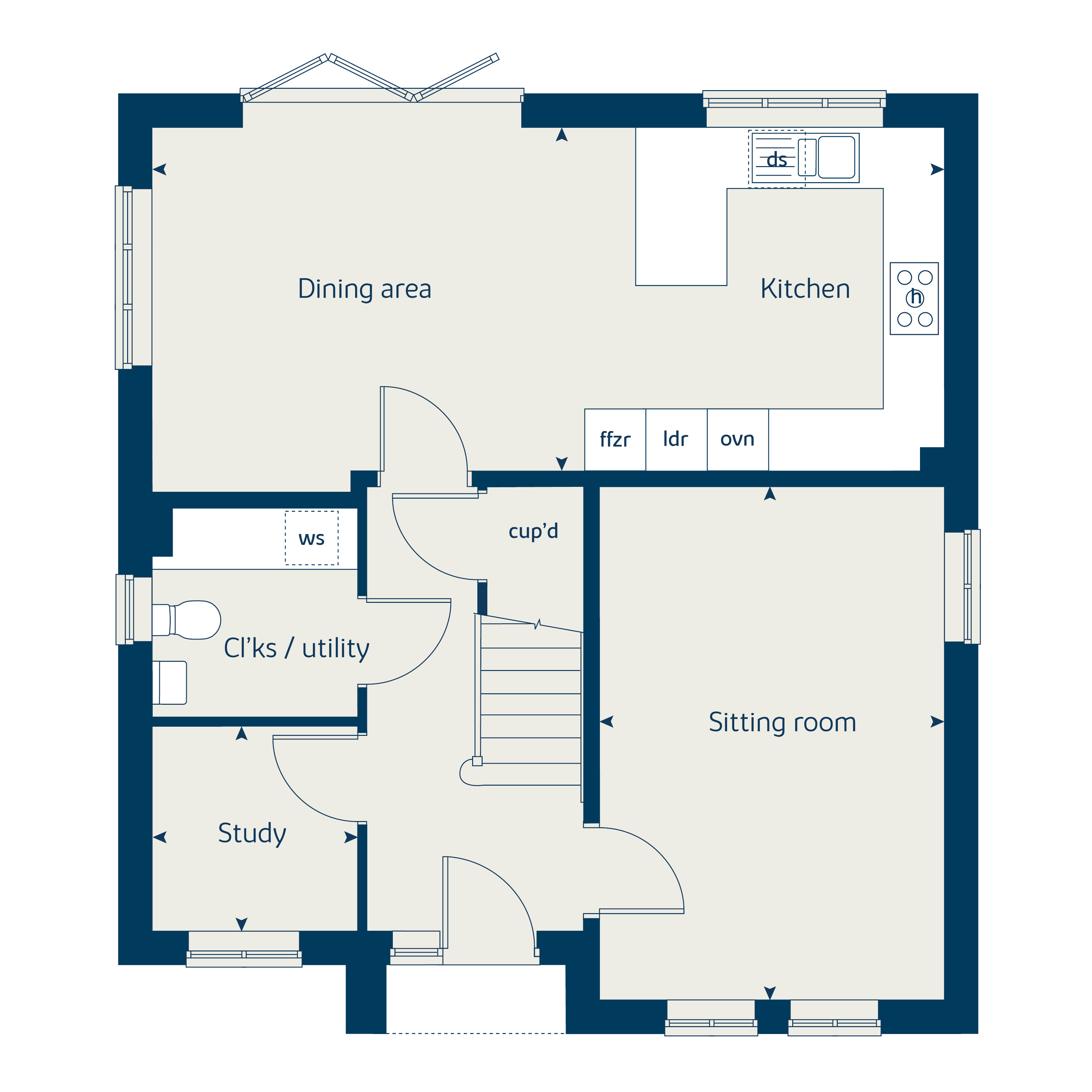 50, Ash Way, Newcastle floorplan